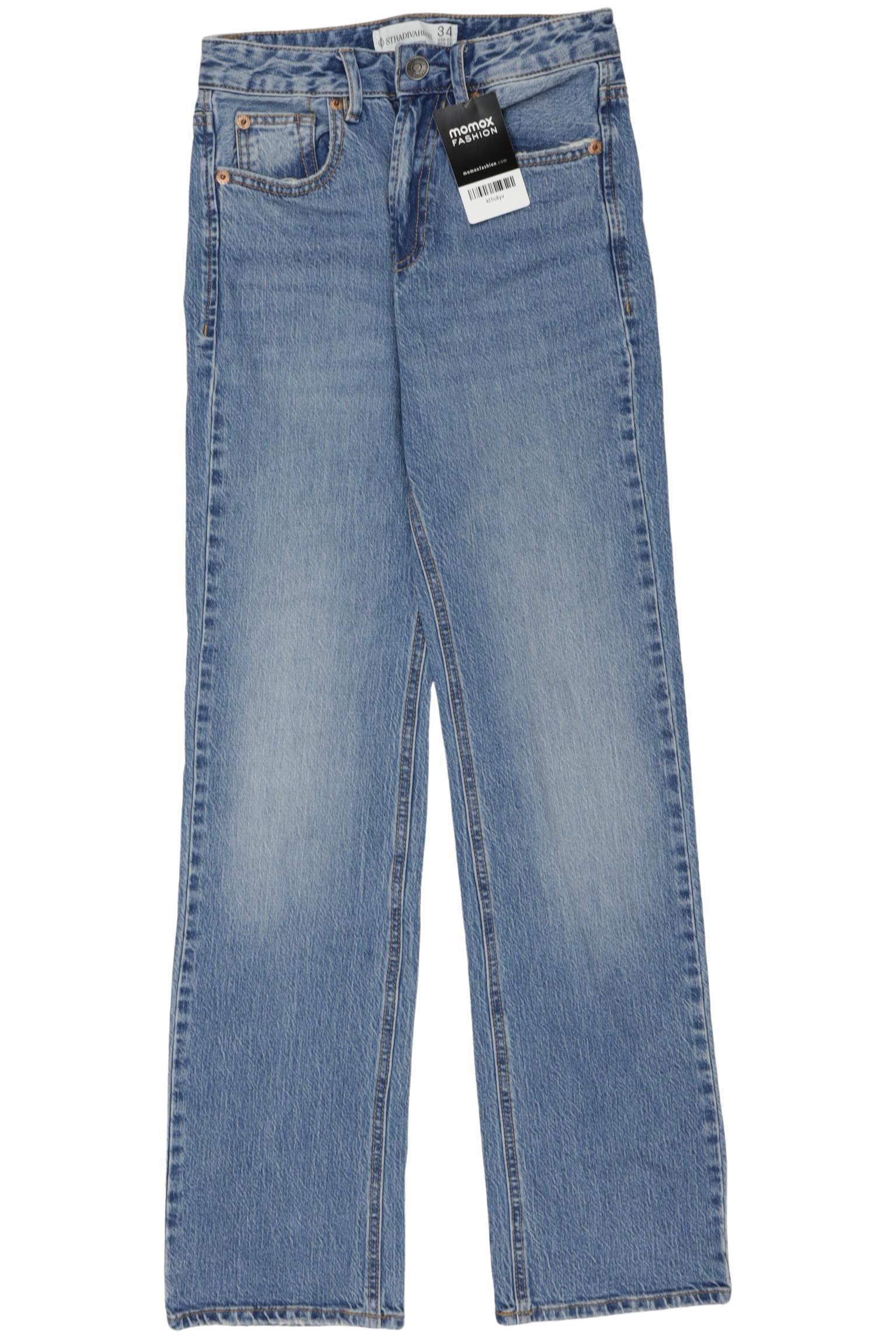 

Stradivarius Damen Jeans, blau, Gr. 34