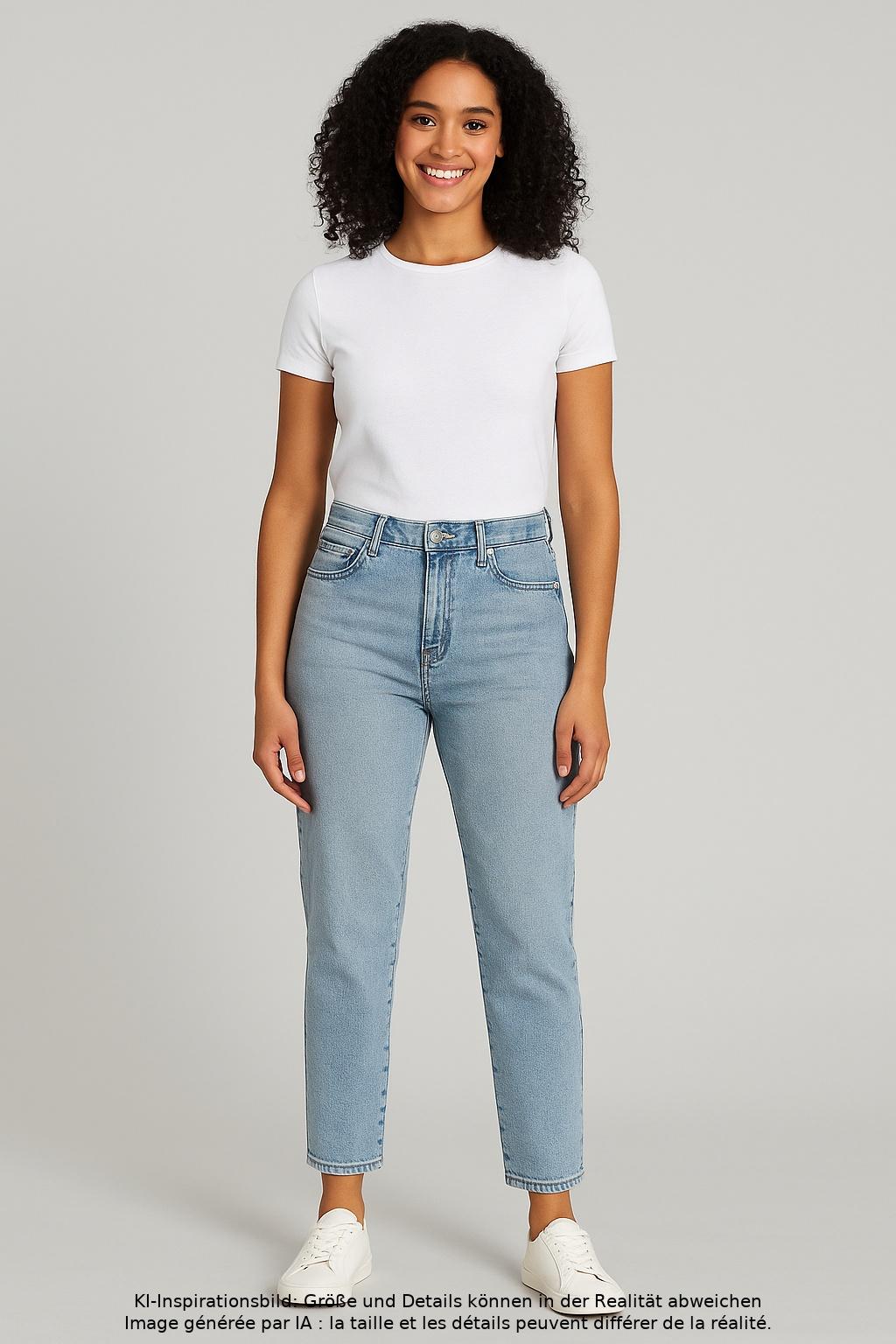 

Stradivarius Damen Jeans, hellblau, Gr. 36