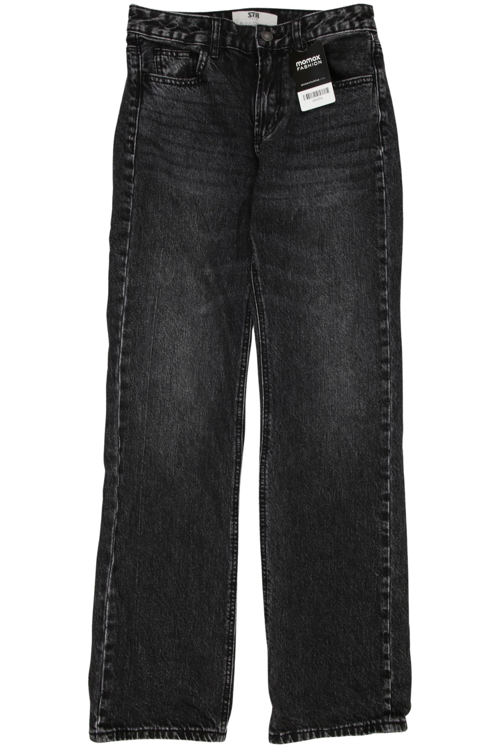 

Stradivarius Damen Jeans, grau, Gr. 36