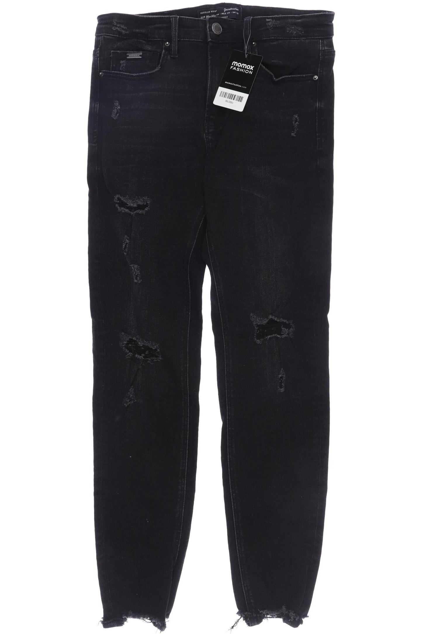 

Stradivarius Damen Jeans, schwarz, Gr. 38