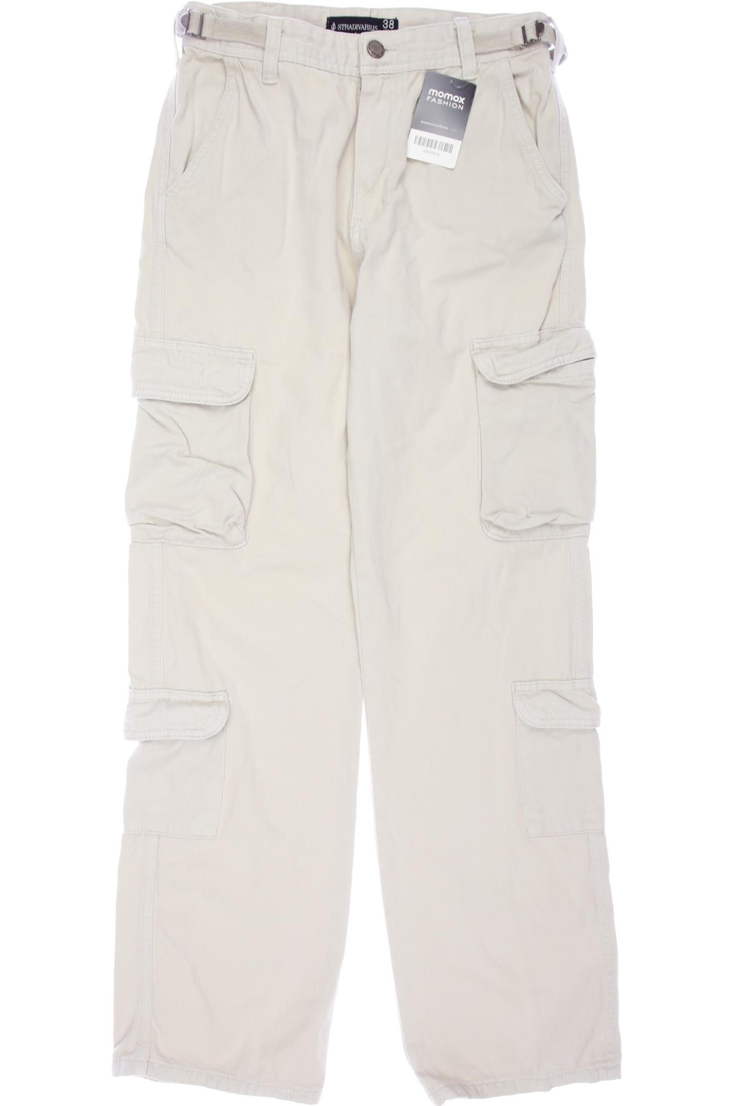 

Stradivarius Damen Jeans, cremeweiß, Gr. 38