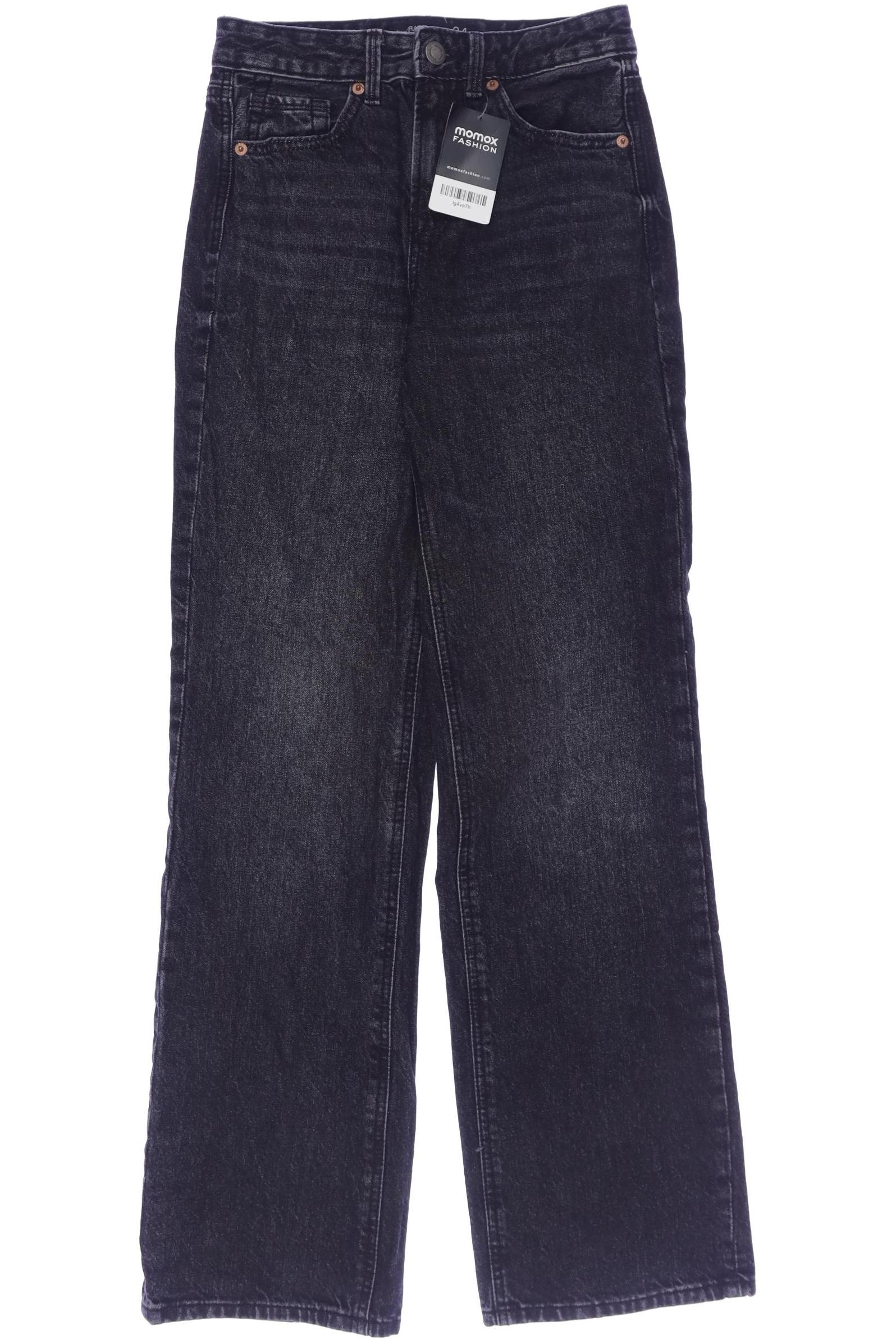 

Stradivarius Damen Jeans, schwarz, Gr. 34