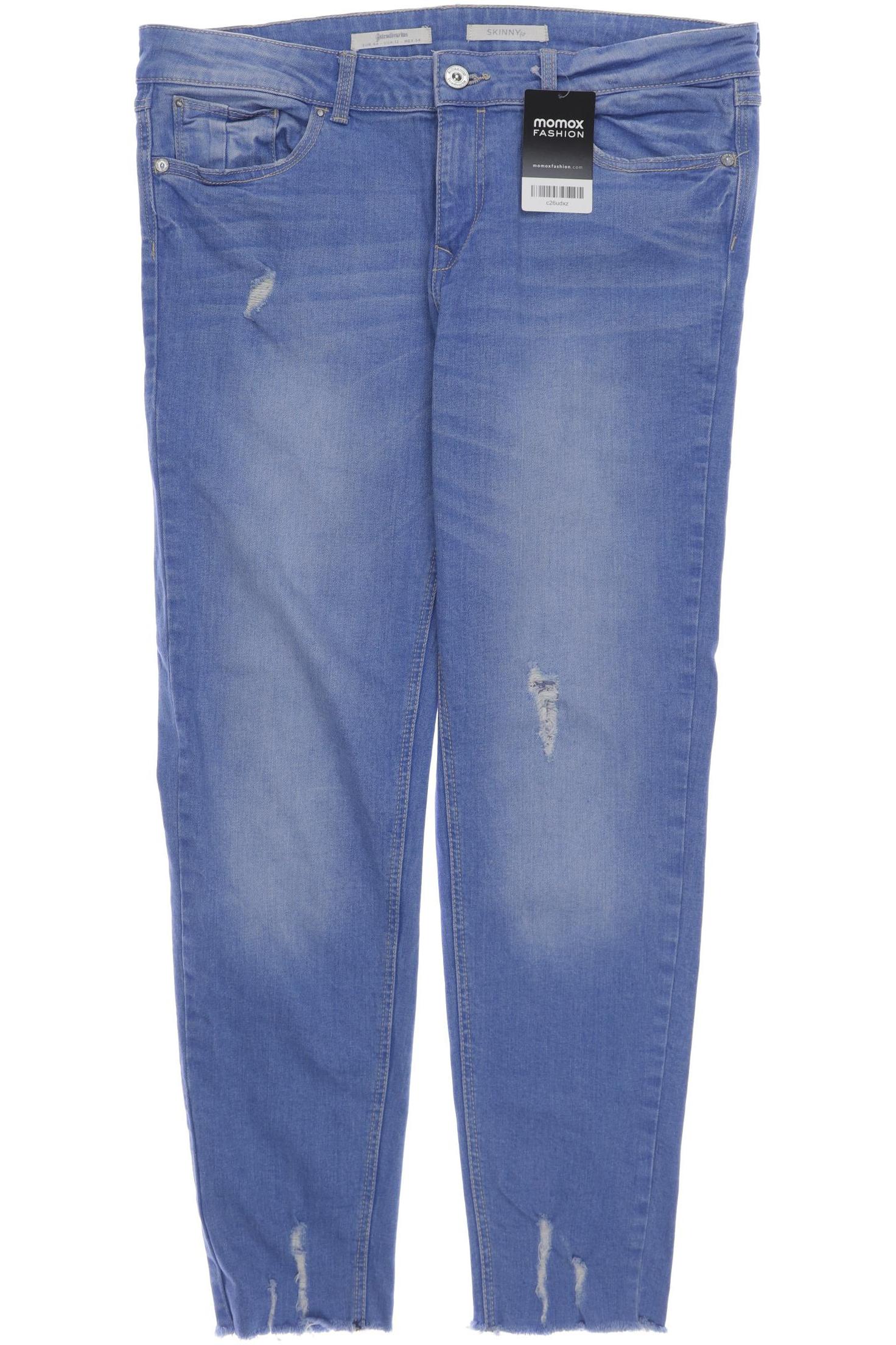 

Stradivarius Damen Jeans, blau, Gr. 44