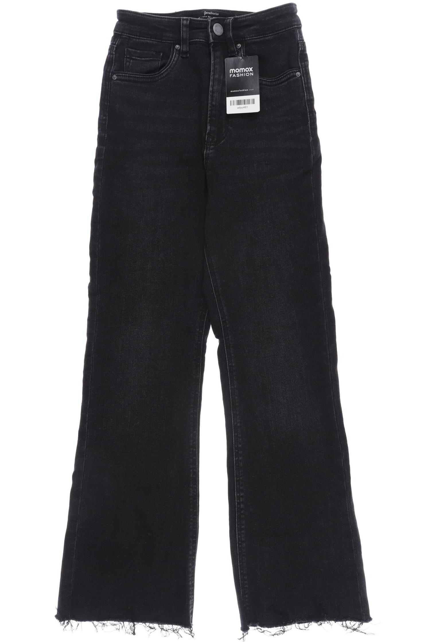 

Stradivarius Damen Jeans, schwarz, Gr. 34