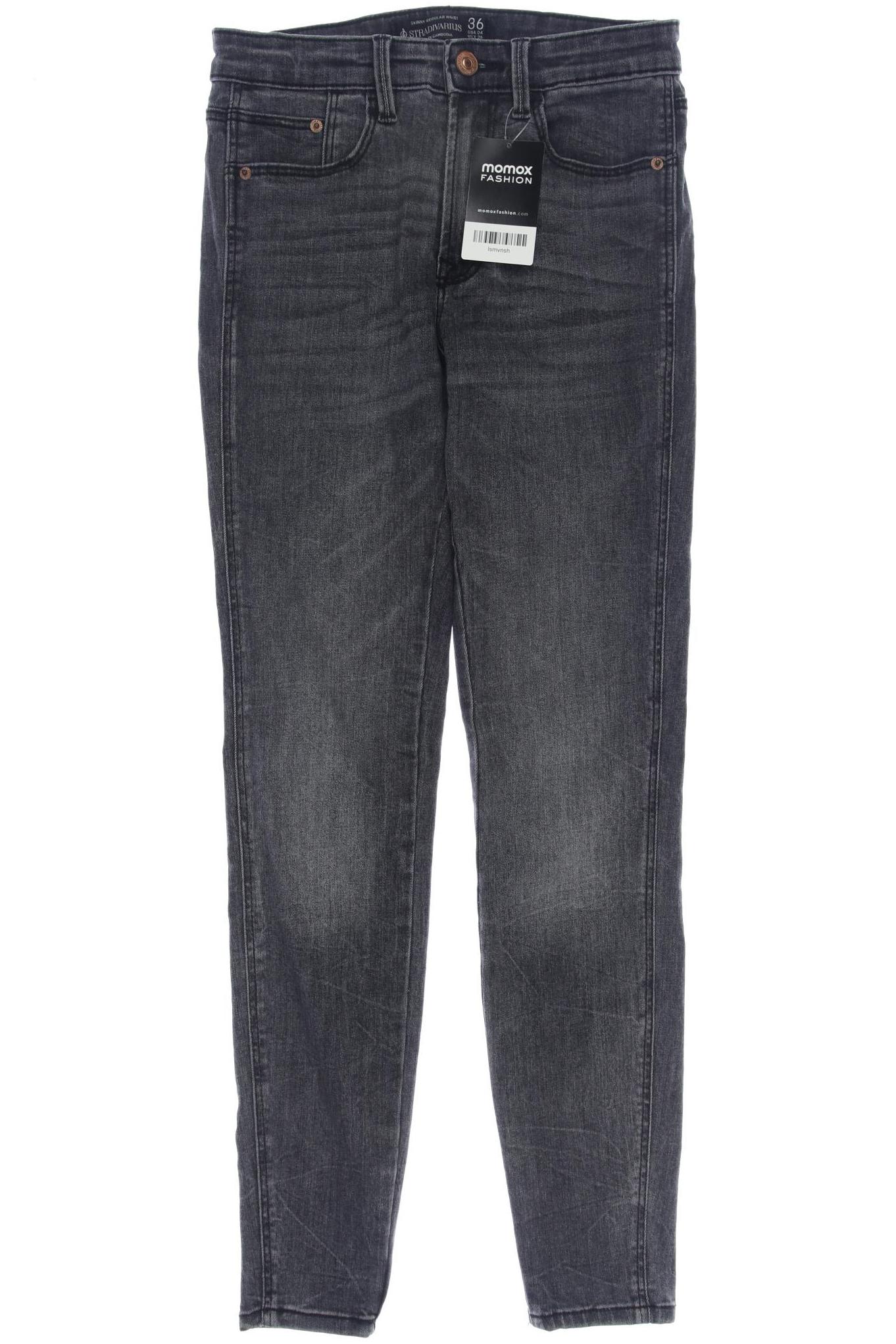 

Stradivarius Damen Jeans, grau, Gr. 36