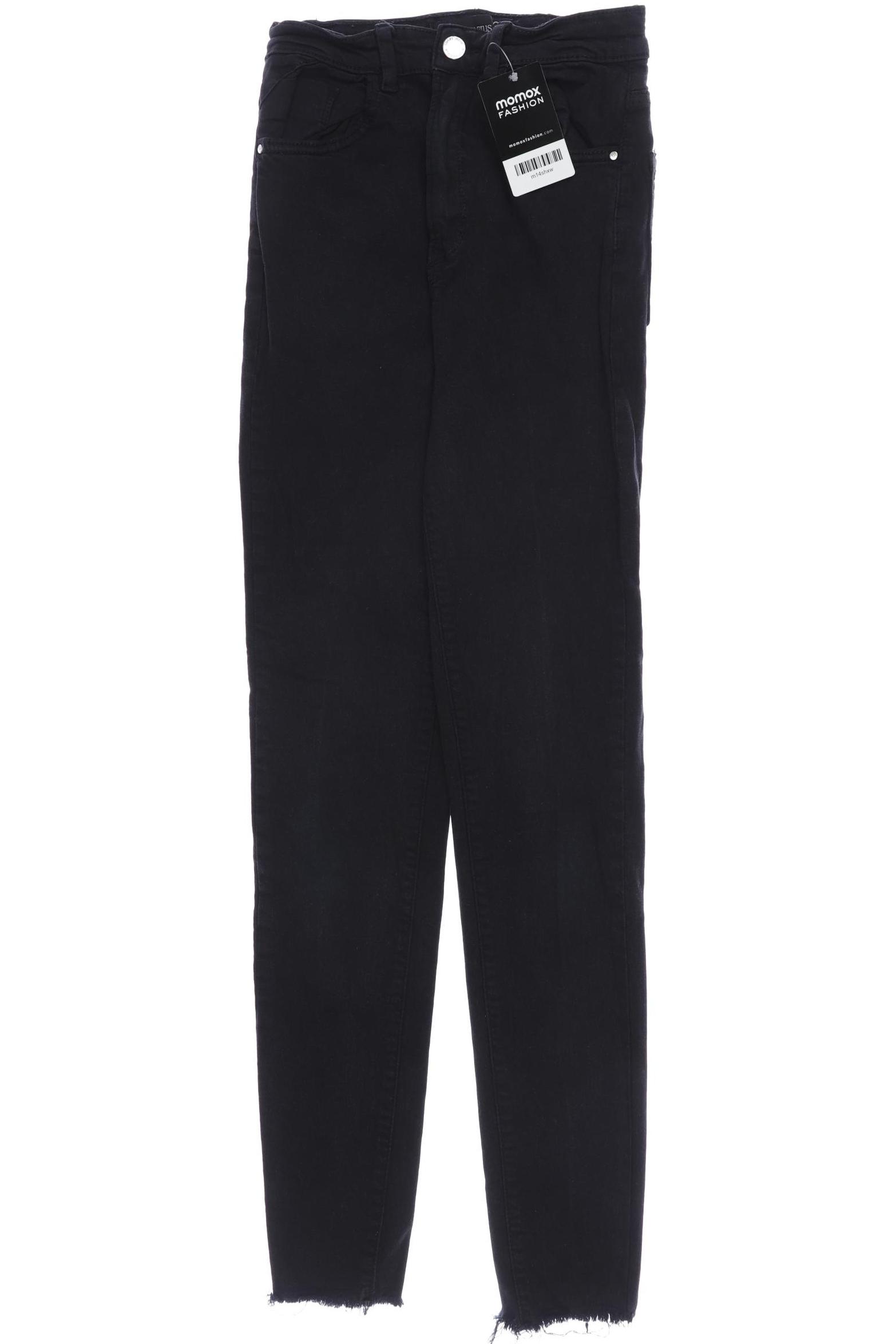 

Stradivarius Damen Jeans, schwarz, Gr. 30