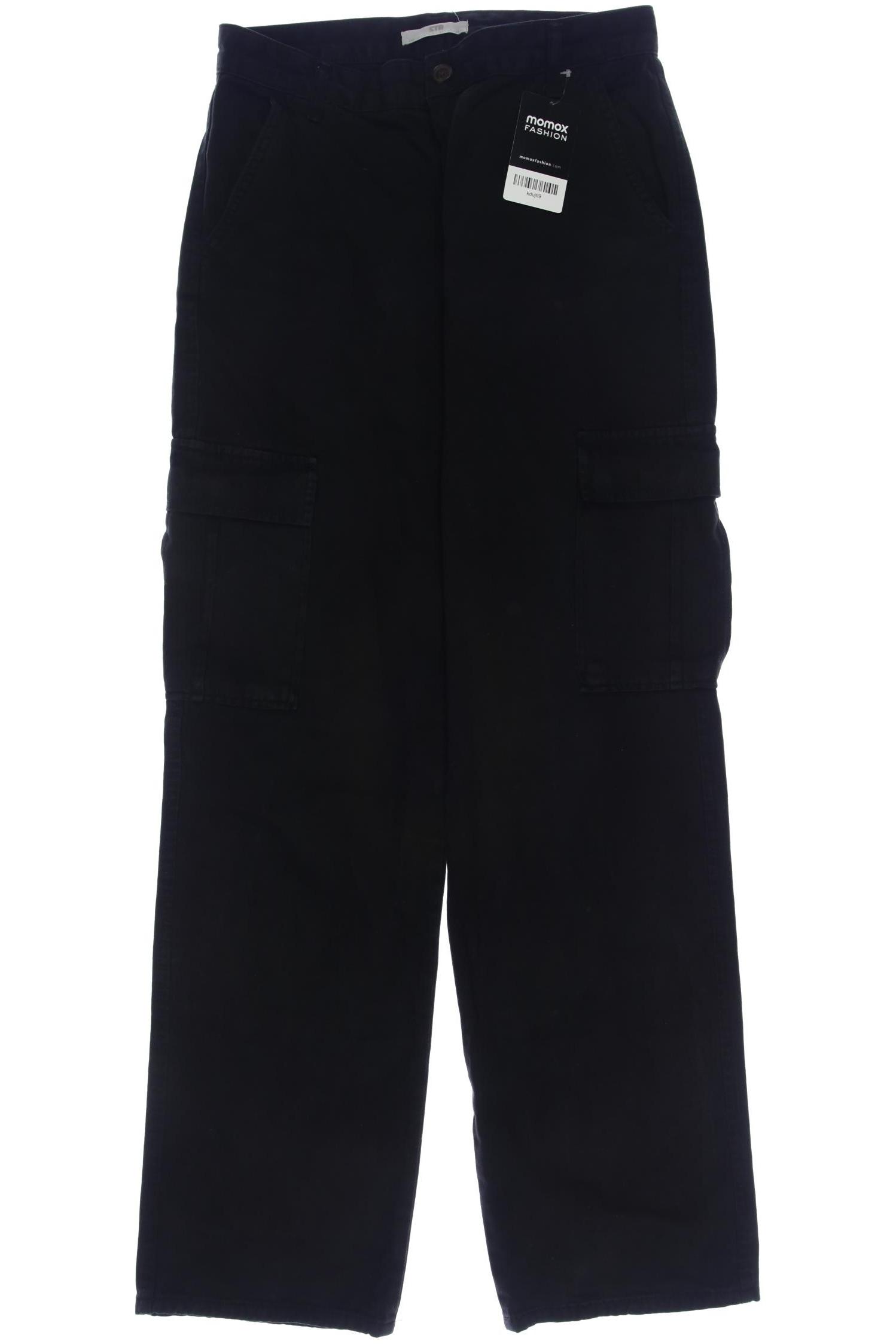 

Stradivarius Damen Jeans, schwarz, Gr. 40