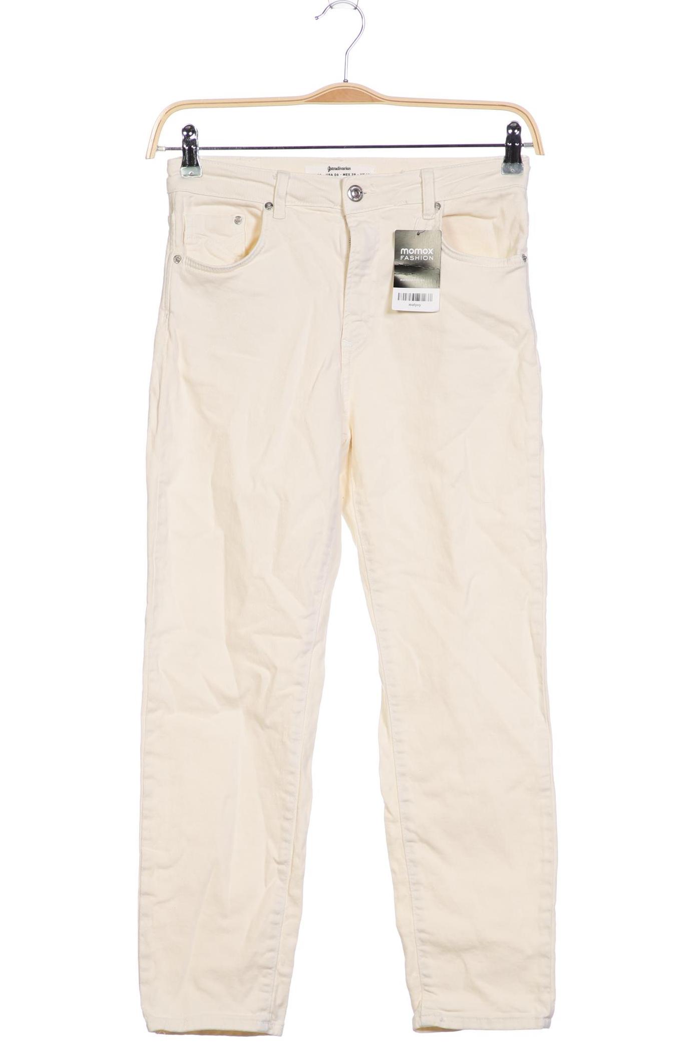 

Stradivarius Damen Jeans, cremeweiß