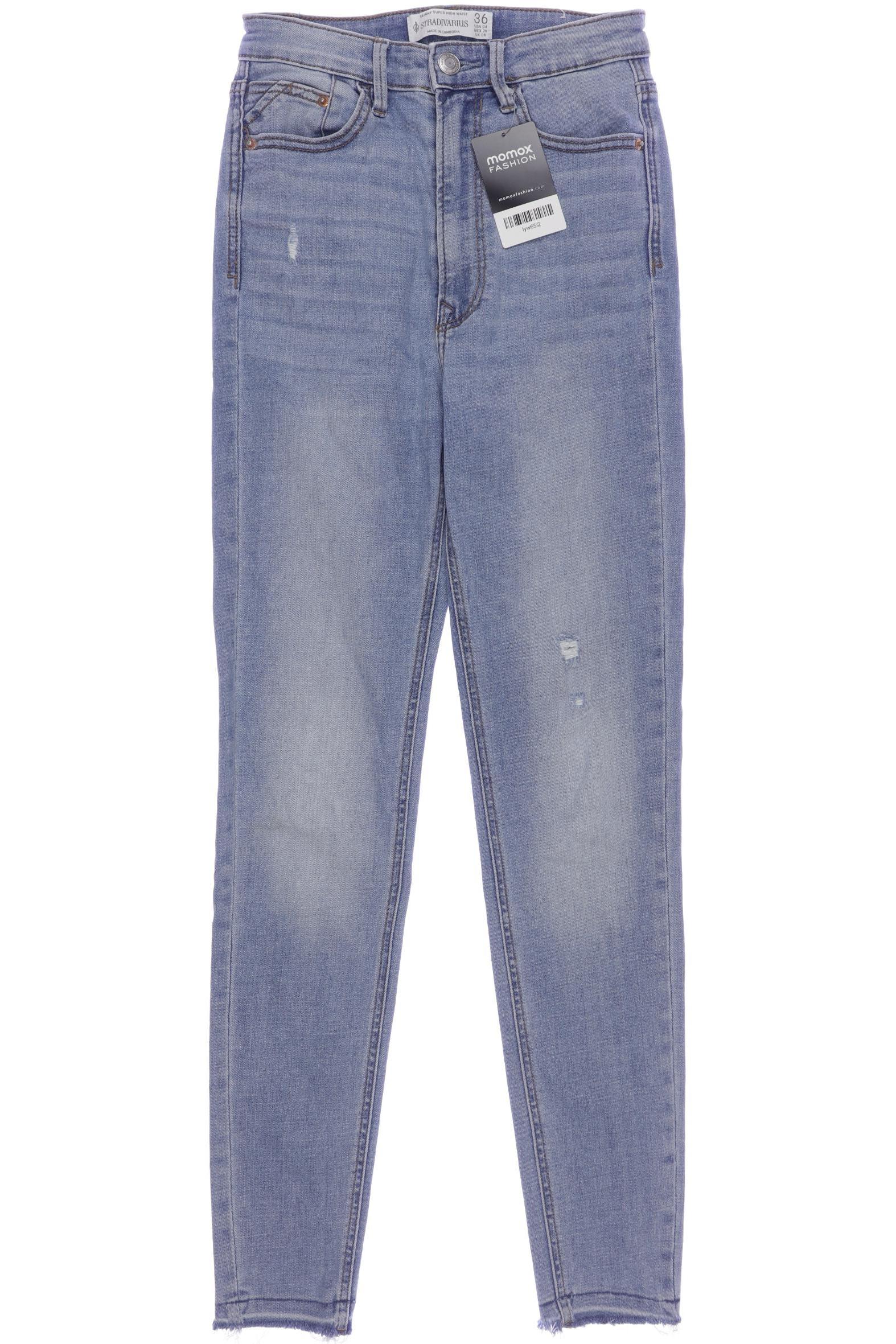 

Stradivarius Damen Jeans, blau, Gr. 36