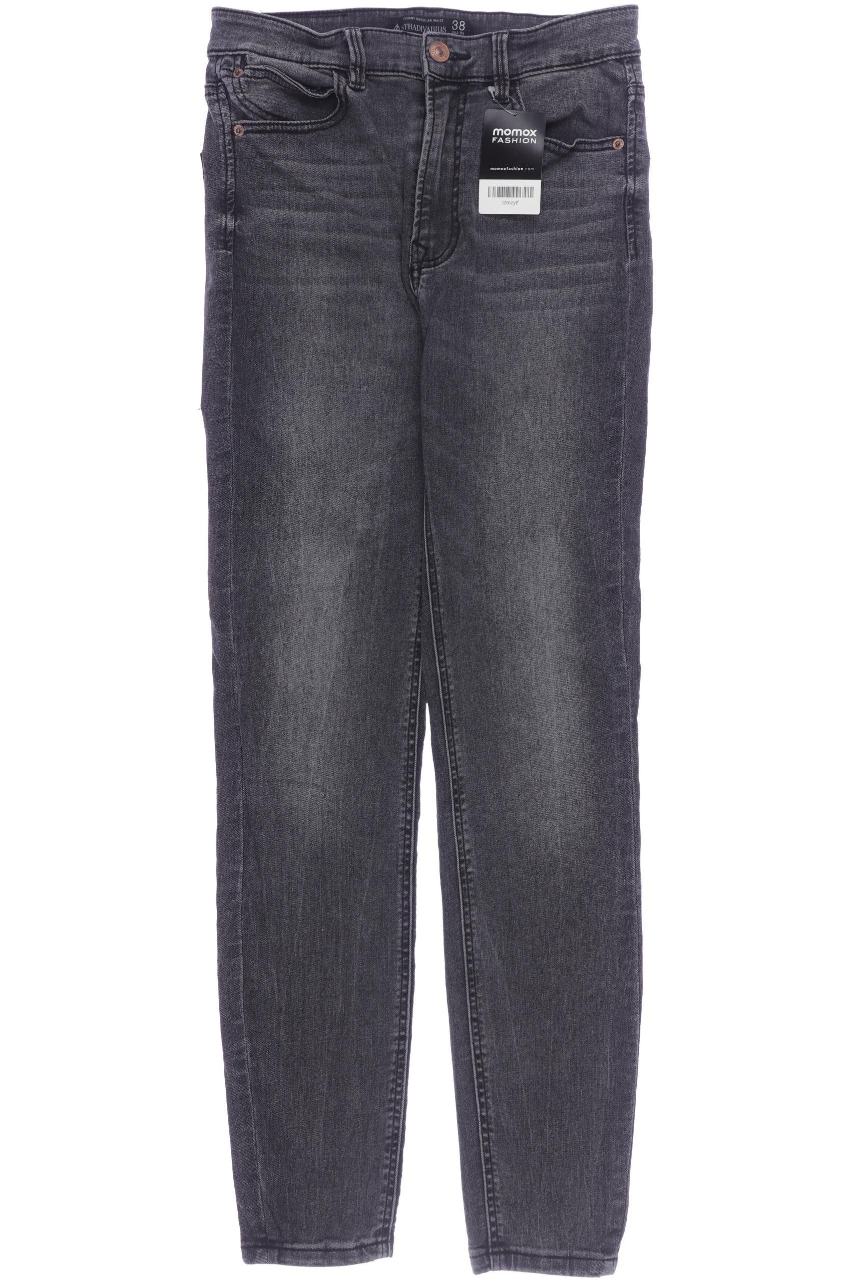 

Stradivarius Damen Jeans, schwarz, Gr. 38