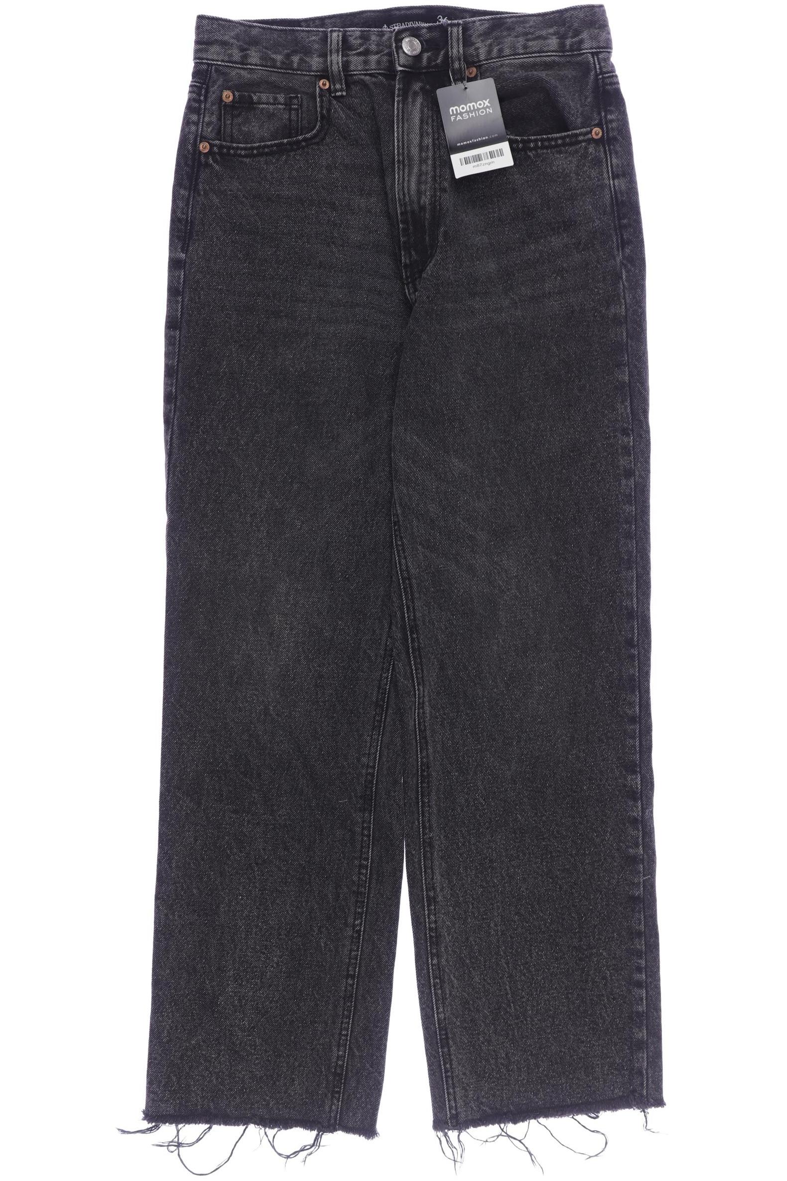 

Stradivarius Damen Jeans, grau, Gr. 36