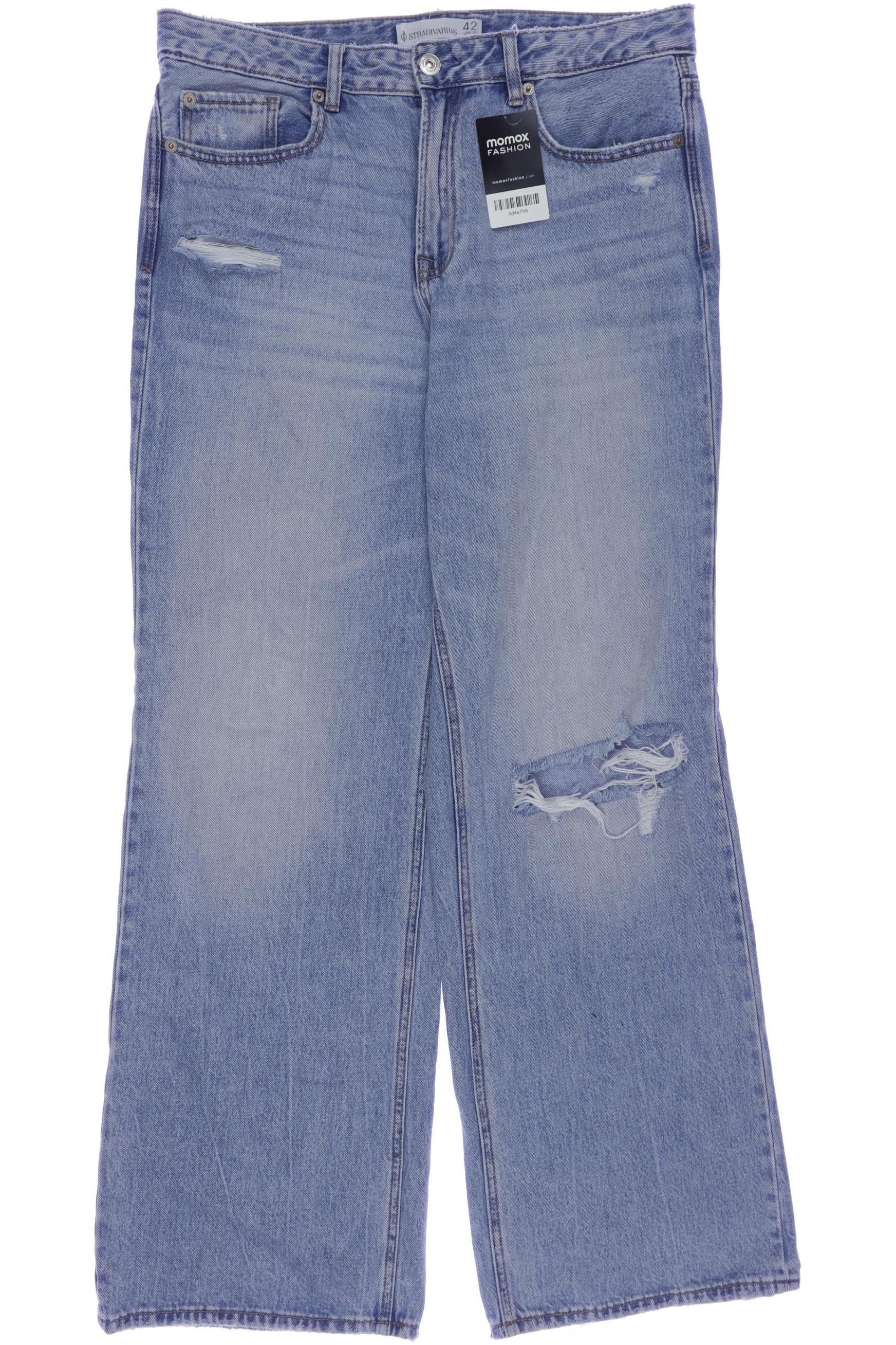 

Stradivarius Damen Jeans, blau, Gr. 42