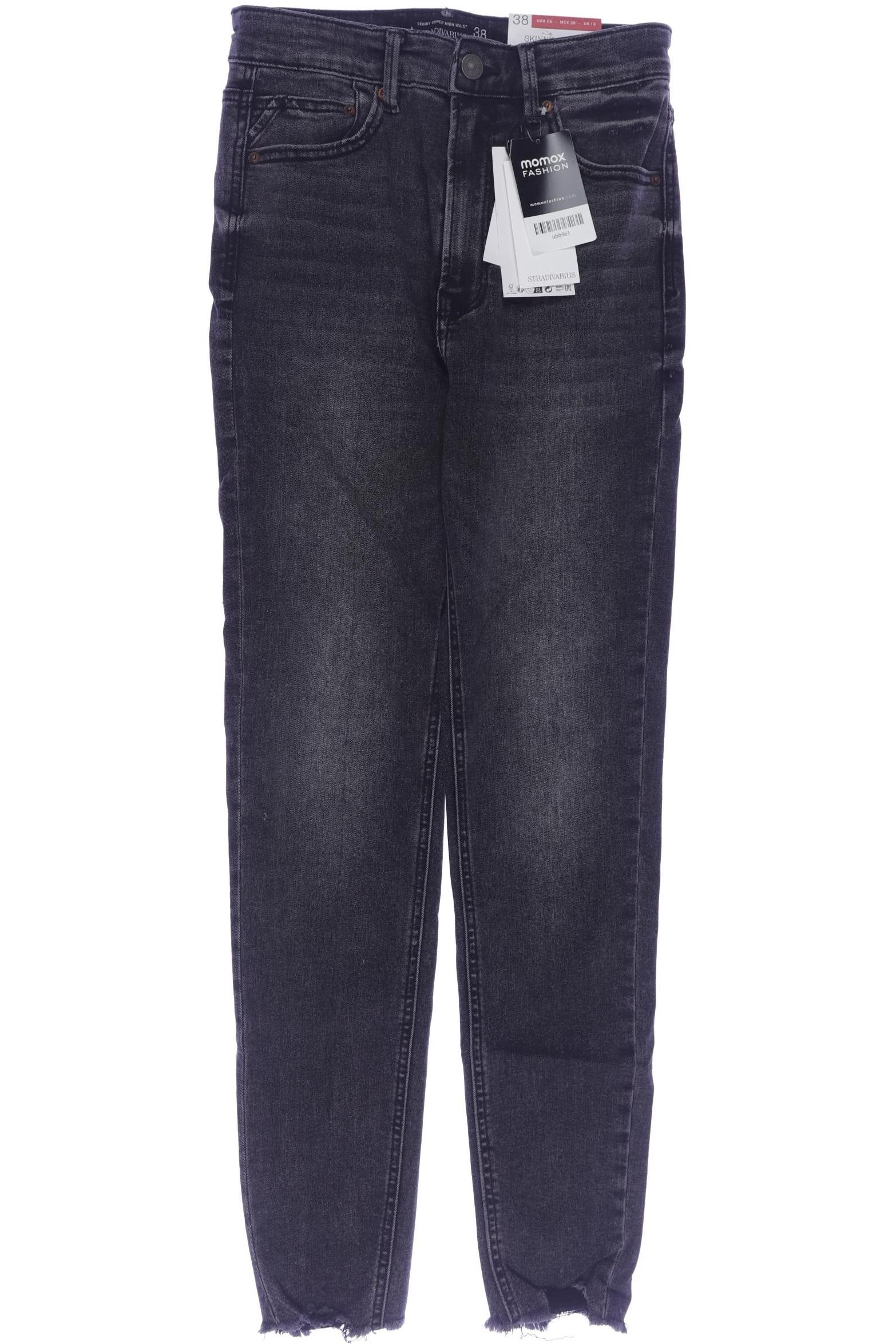 

Stradivarius Damen Jeans, grau, Gr. 38