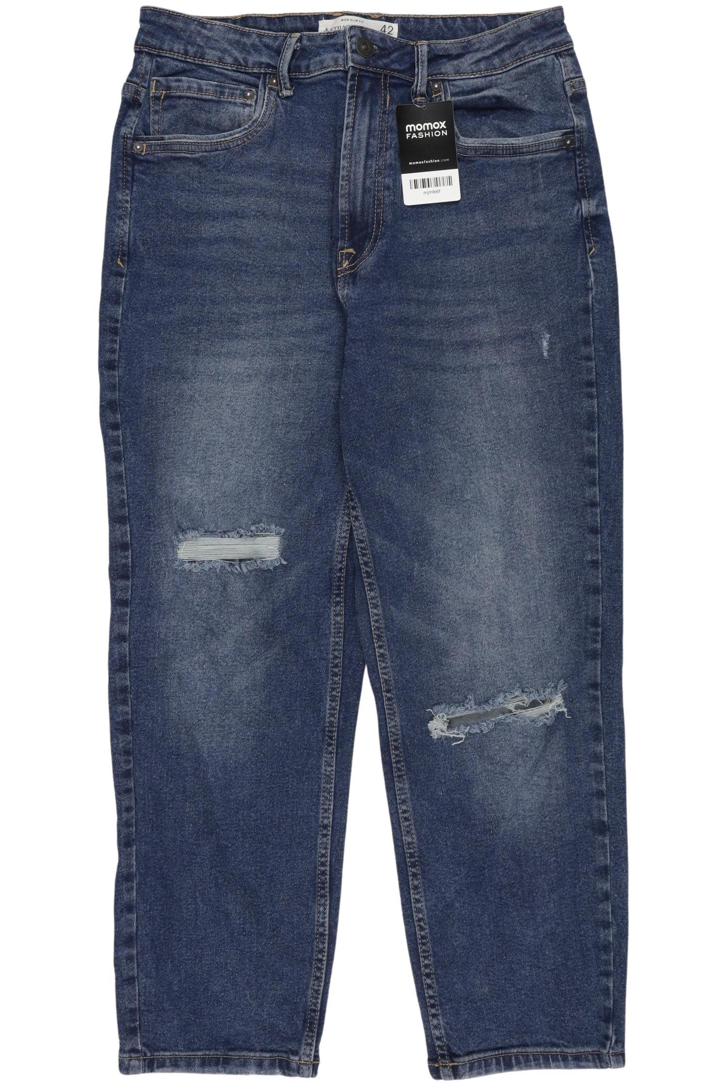 

Stradivarius Damen Jeans, blau, Gr. 42