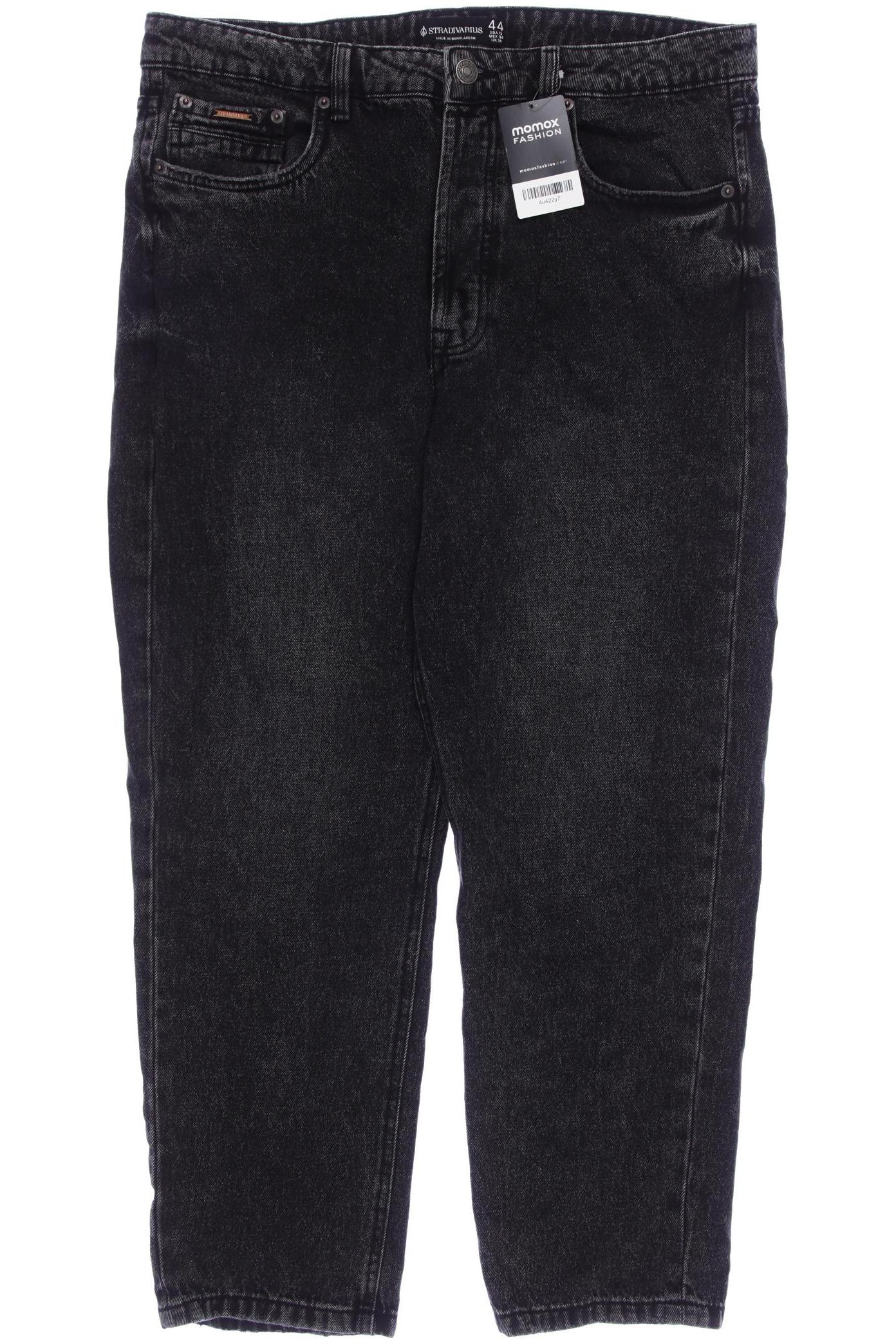 

Stradivarius Damen Jeans, schwarz, Gr. 44