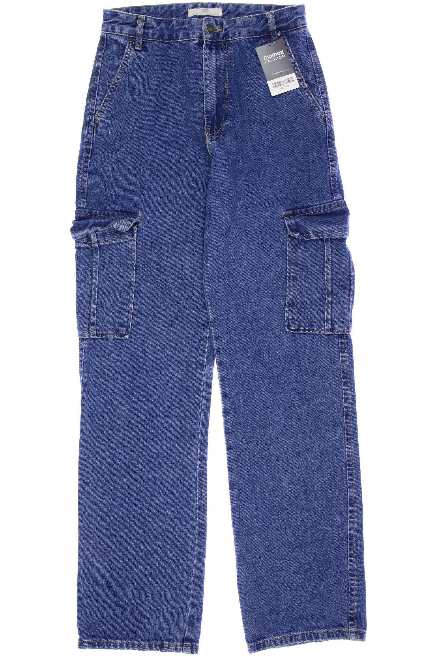 

Stradivarius Damen Jeans, blau, Gr. 36