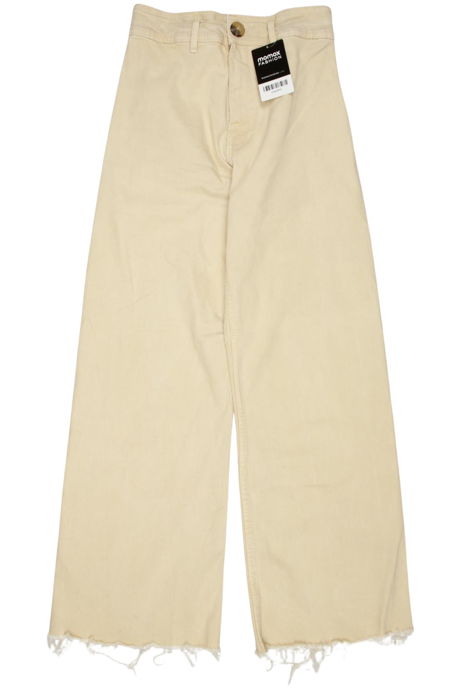 

Stradivarius Damen Jeans, cremeweiß, Gr. 34
