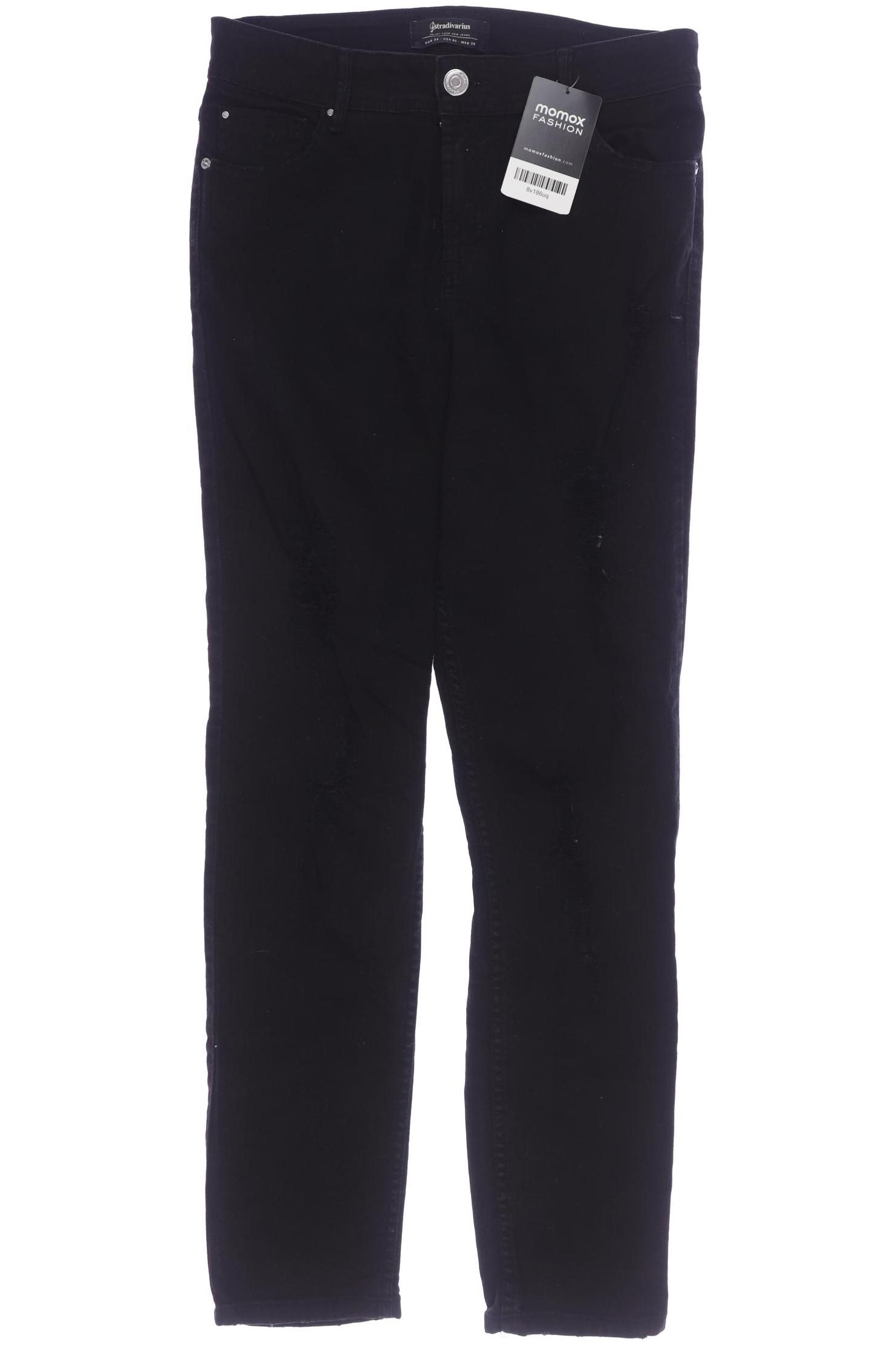 

Stradivarius Damen Jeans, schwarz, Gr. 38