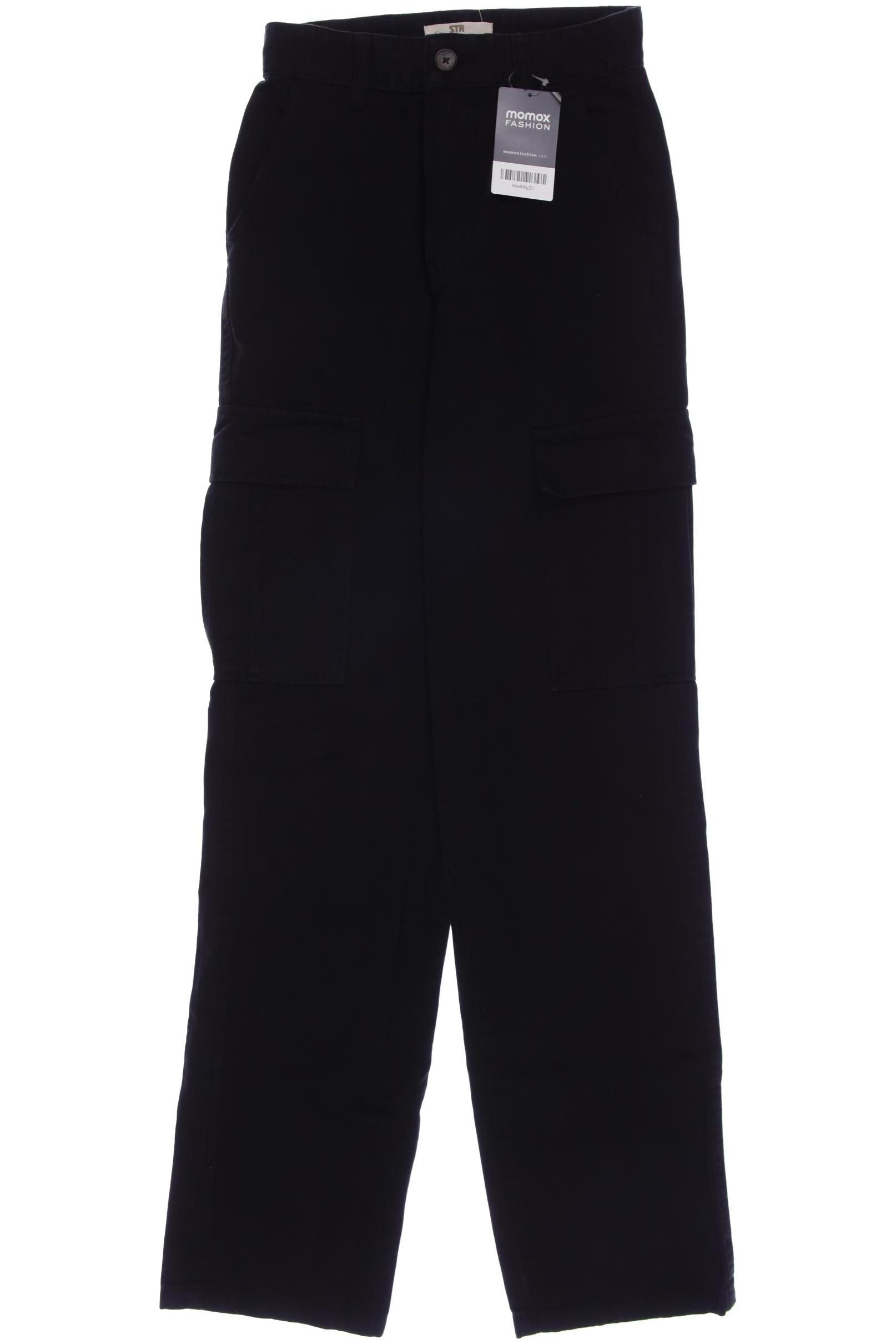 

Stradivarius Damen Jeans, schwarz