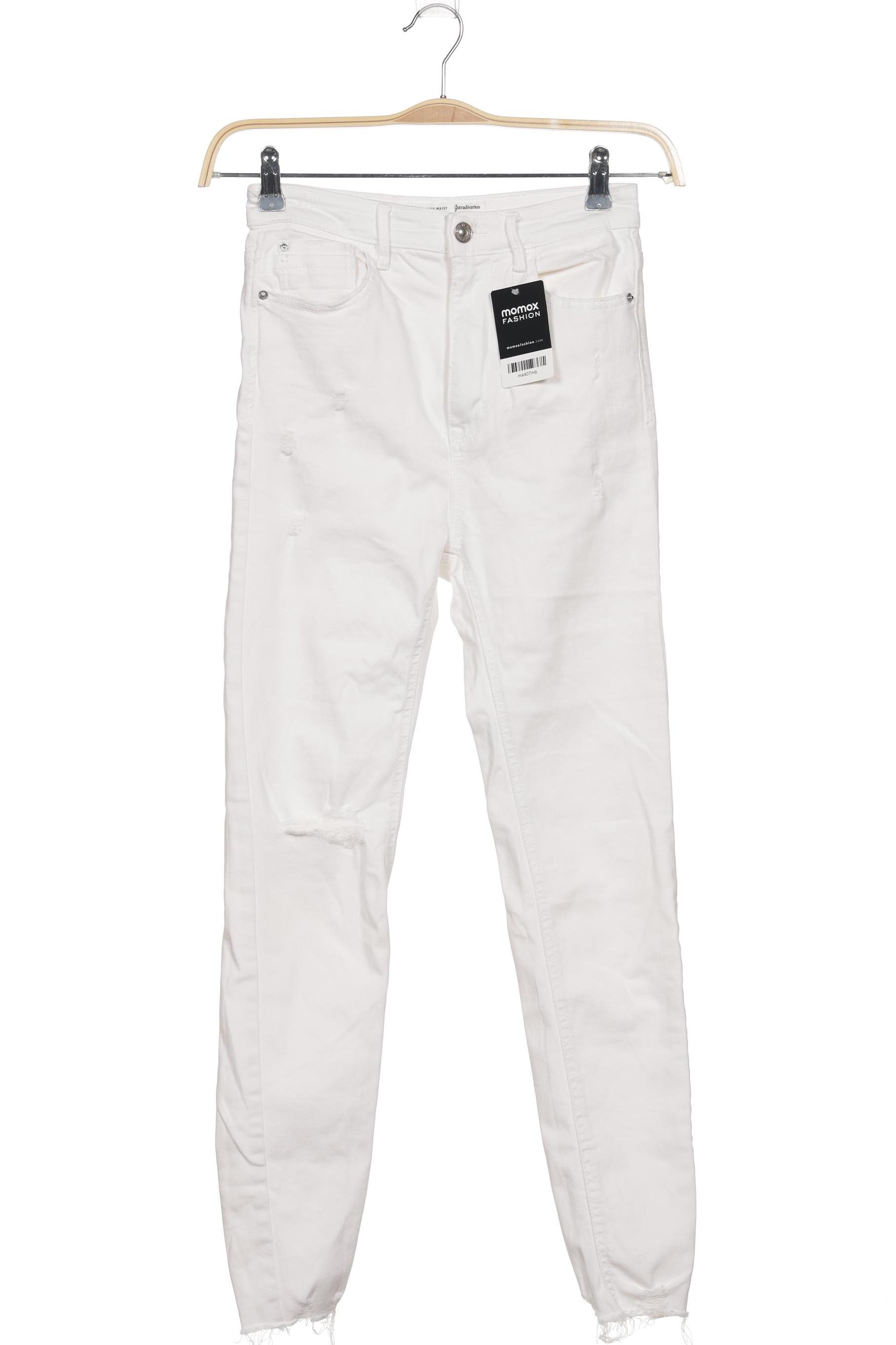 

Stradivarius Damen Jeans, weiß, Gr. 36