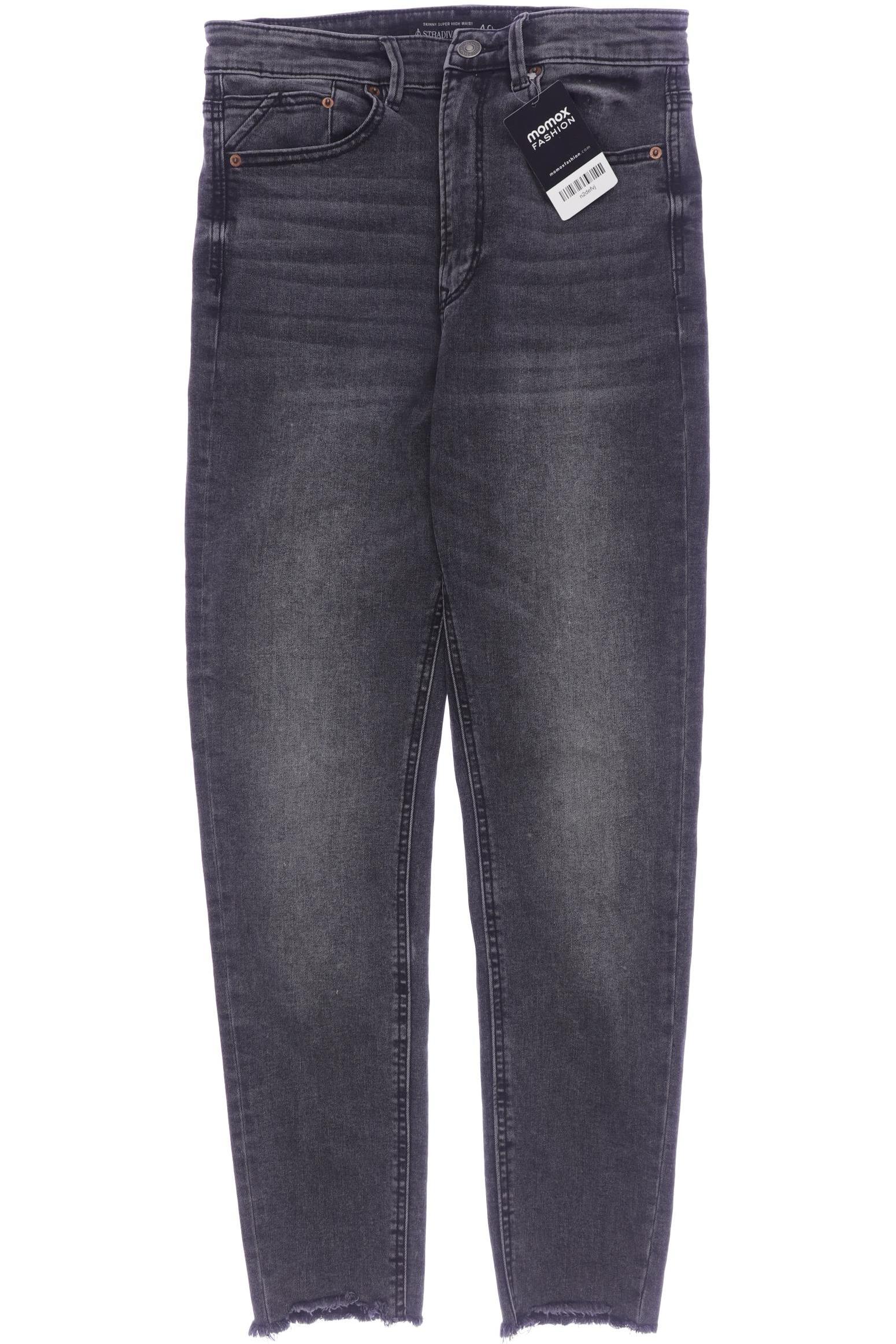 

Stradivarius Damen Jeans, grau, Gr. 40