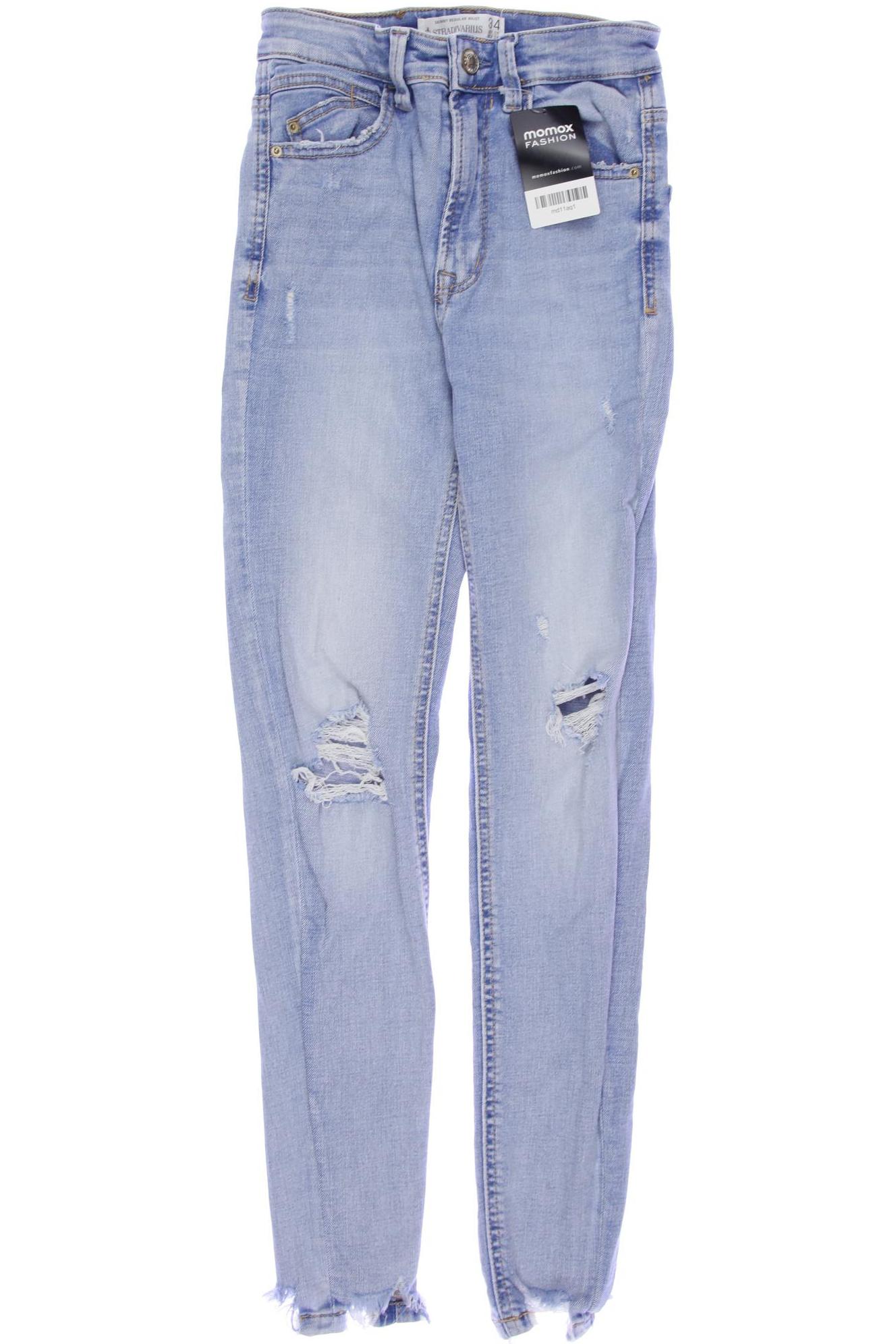 

Stradivarius Damen Jeans, hellblau, Gr. 34