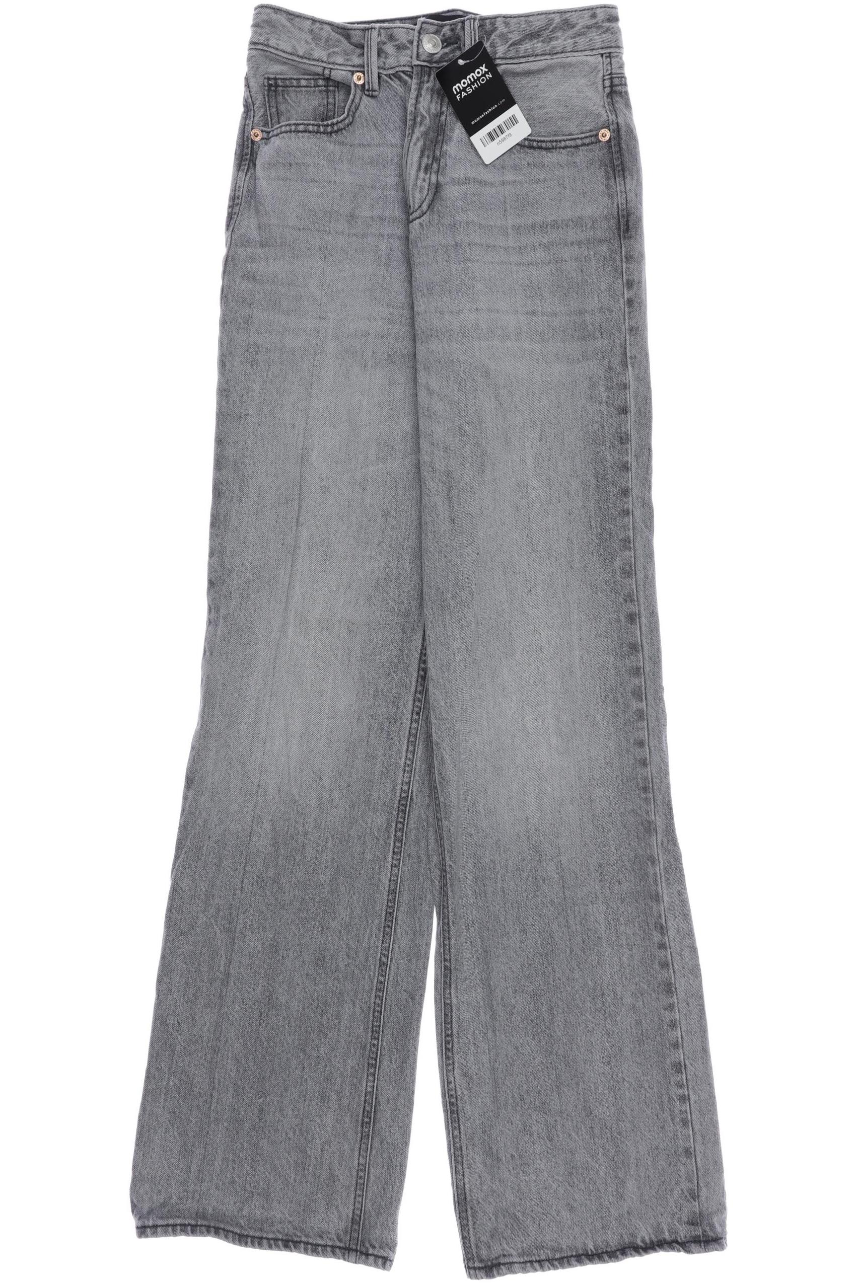 

Stradivarius Damen Jeans, grau, Gr. 34