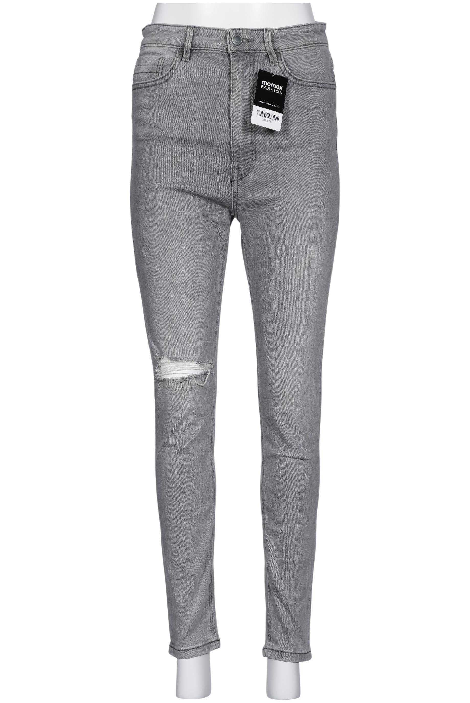 

Stradivarius Damen Jeans, grau, Gr. 40