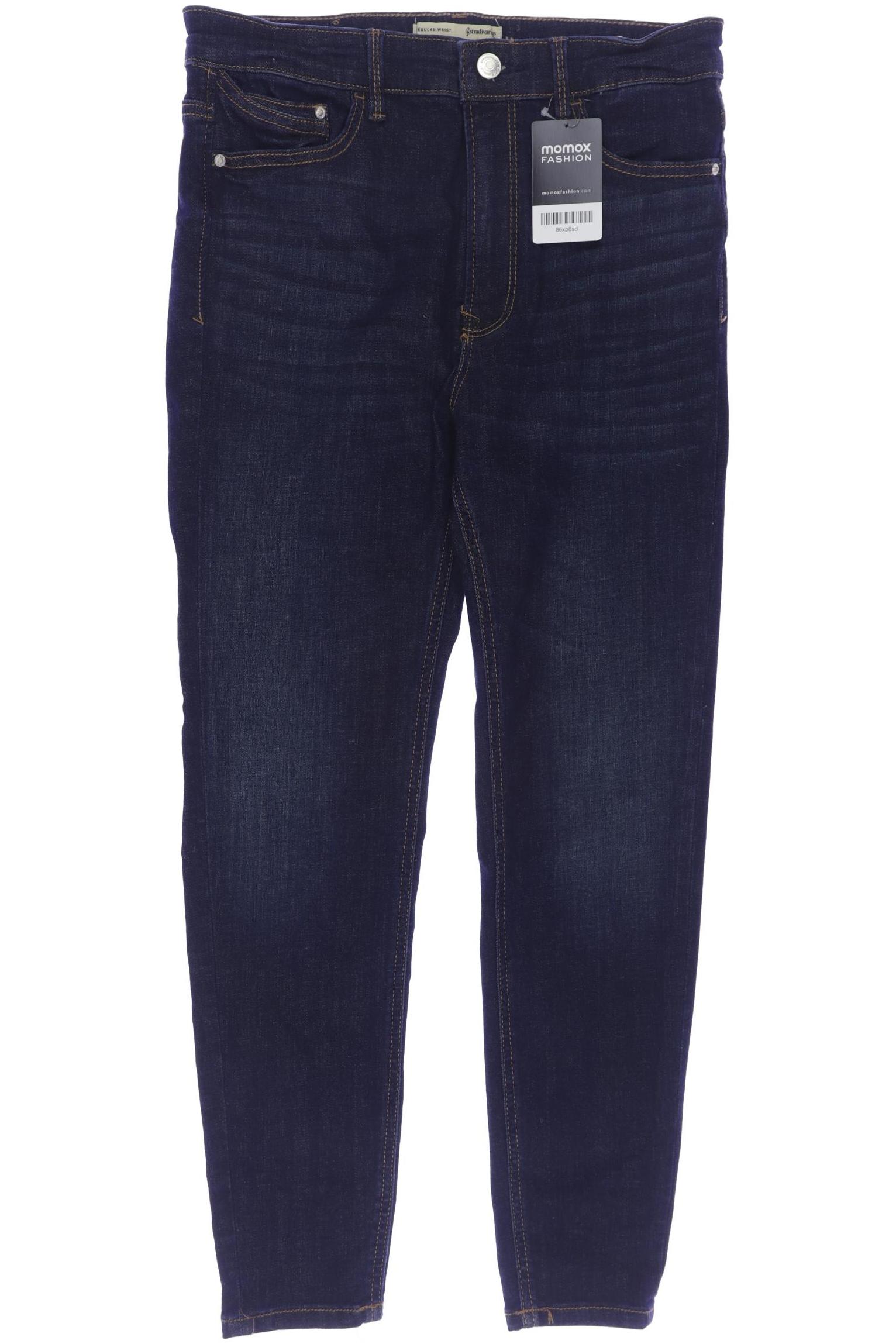 

Stradivarius Damen Jeans, marineblau, Gr. 42