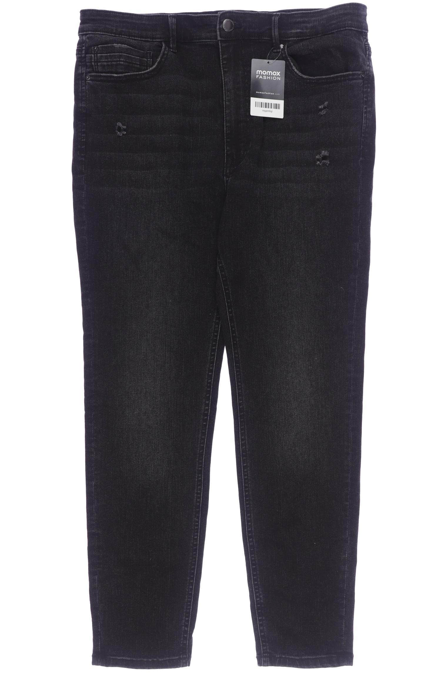 

Stradivarius Damen Jeans, schwarz, Gr. 44