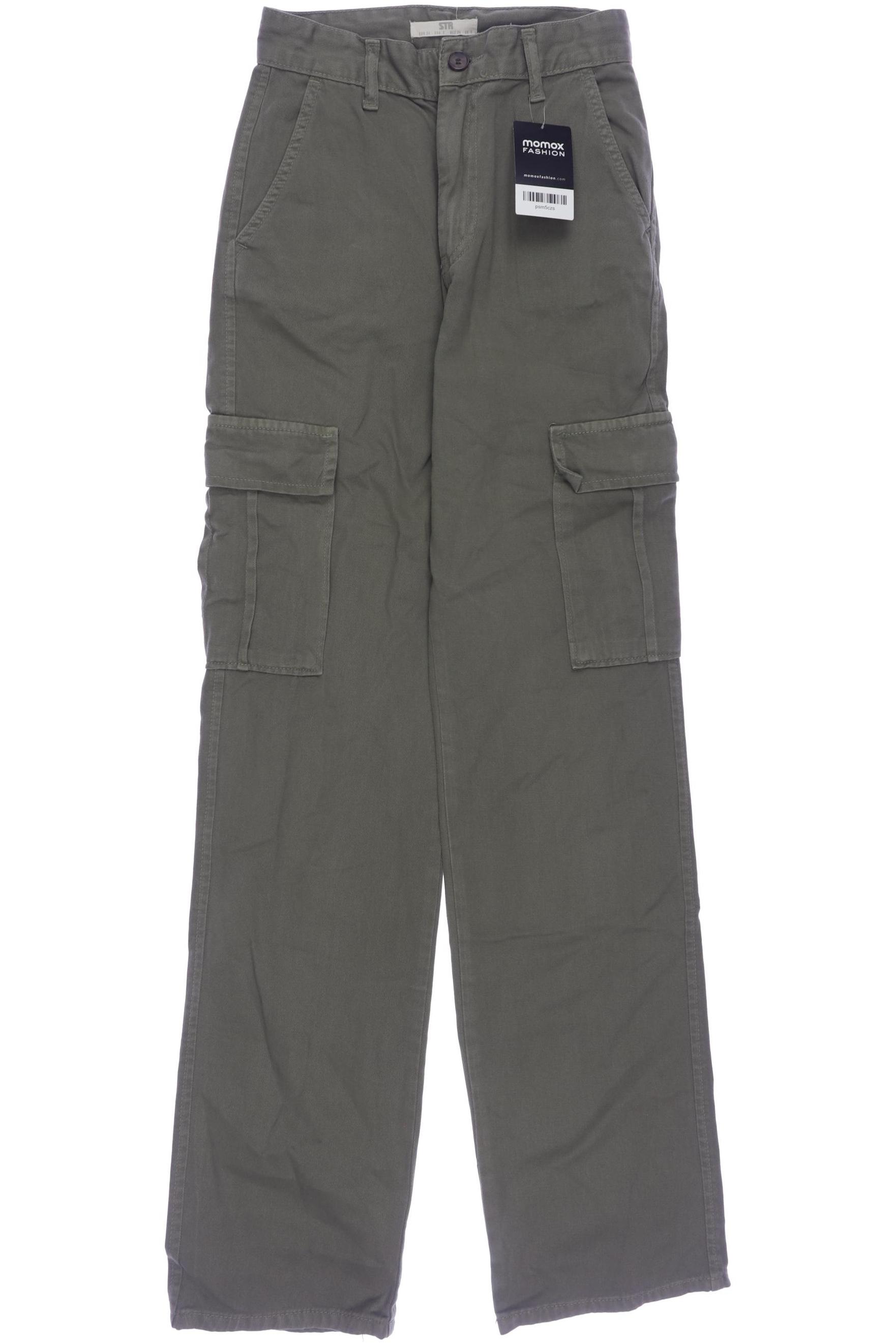 

Stradivarius Damen Jeans, grün, Gr. 34