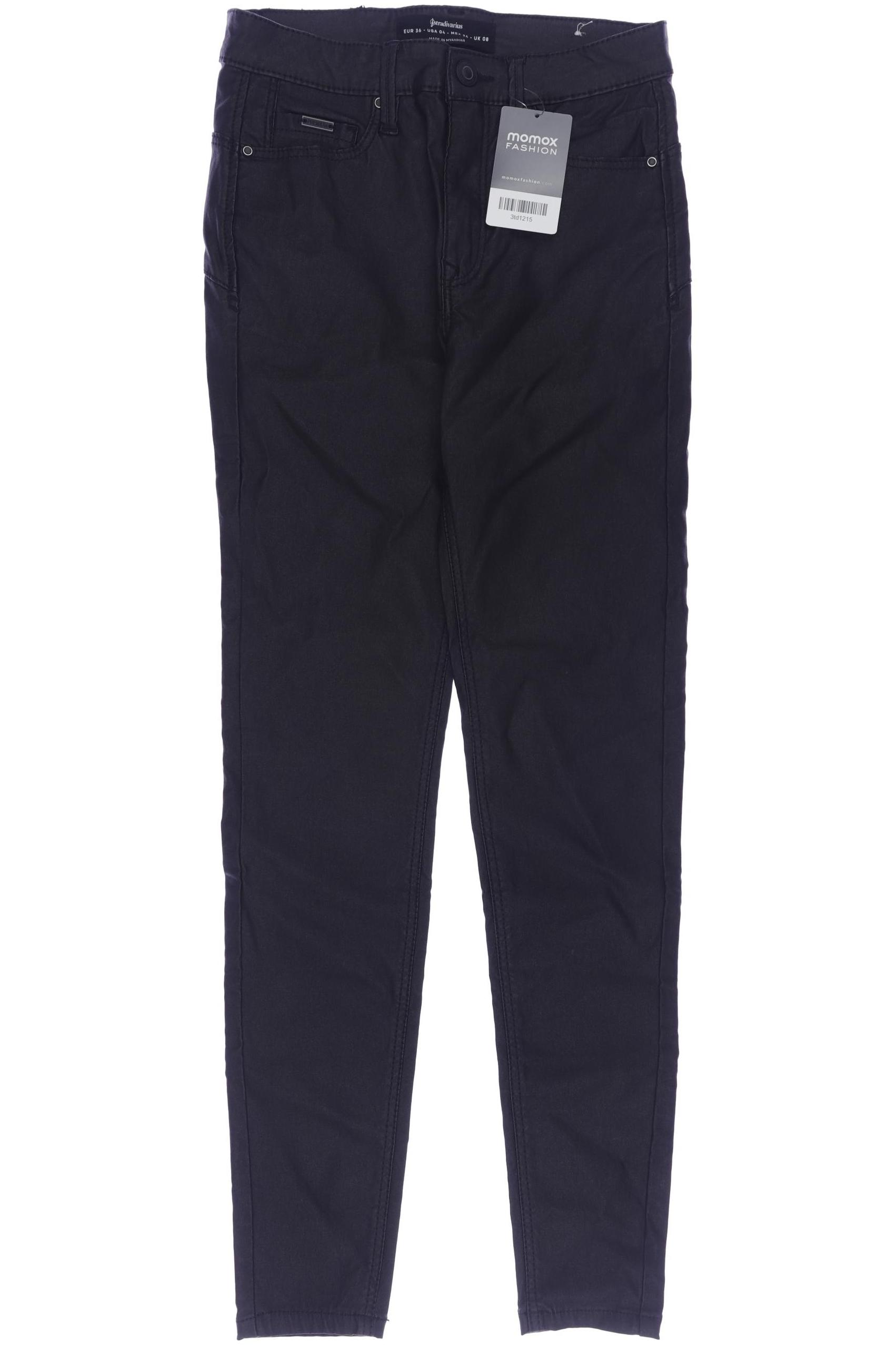 

Stradivarius Damen Jeans, schwarz, Gr. 36