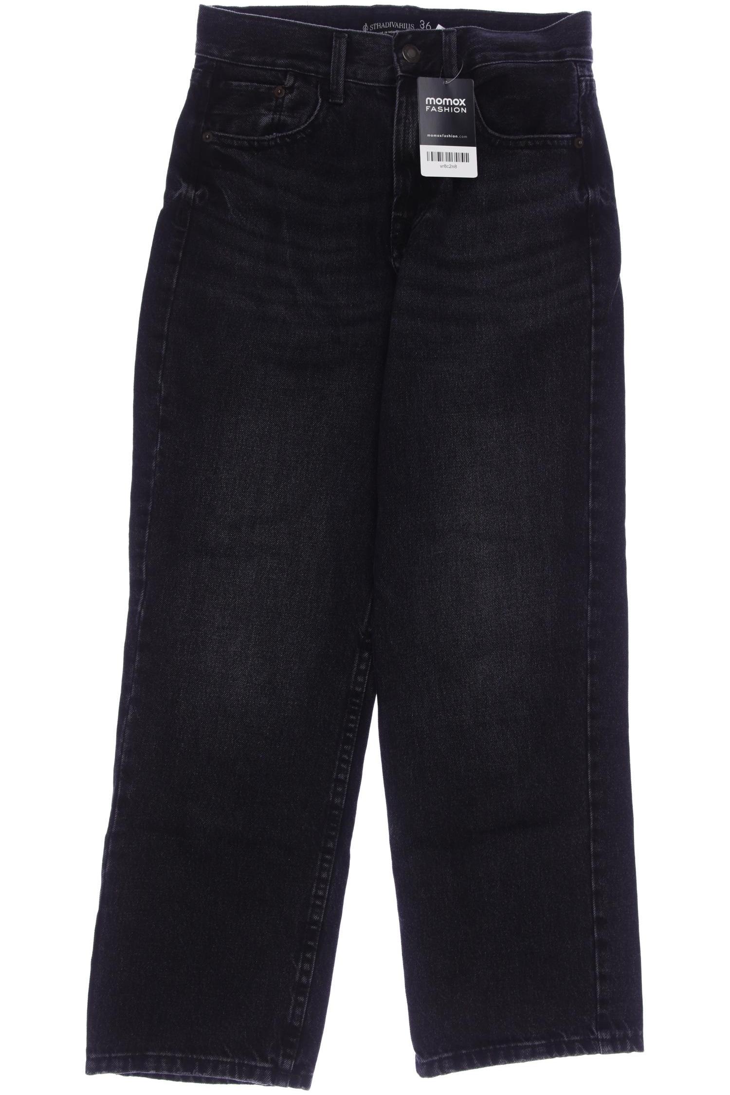 

Stradivarius Damen Jeans, schwarz, Gr. 36