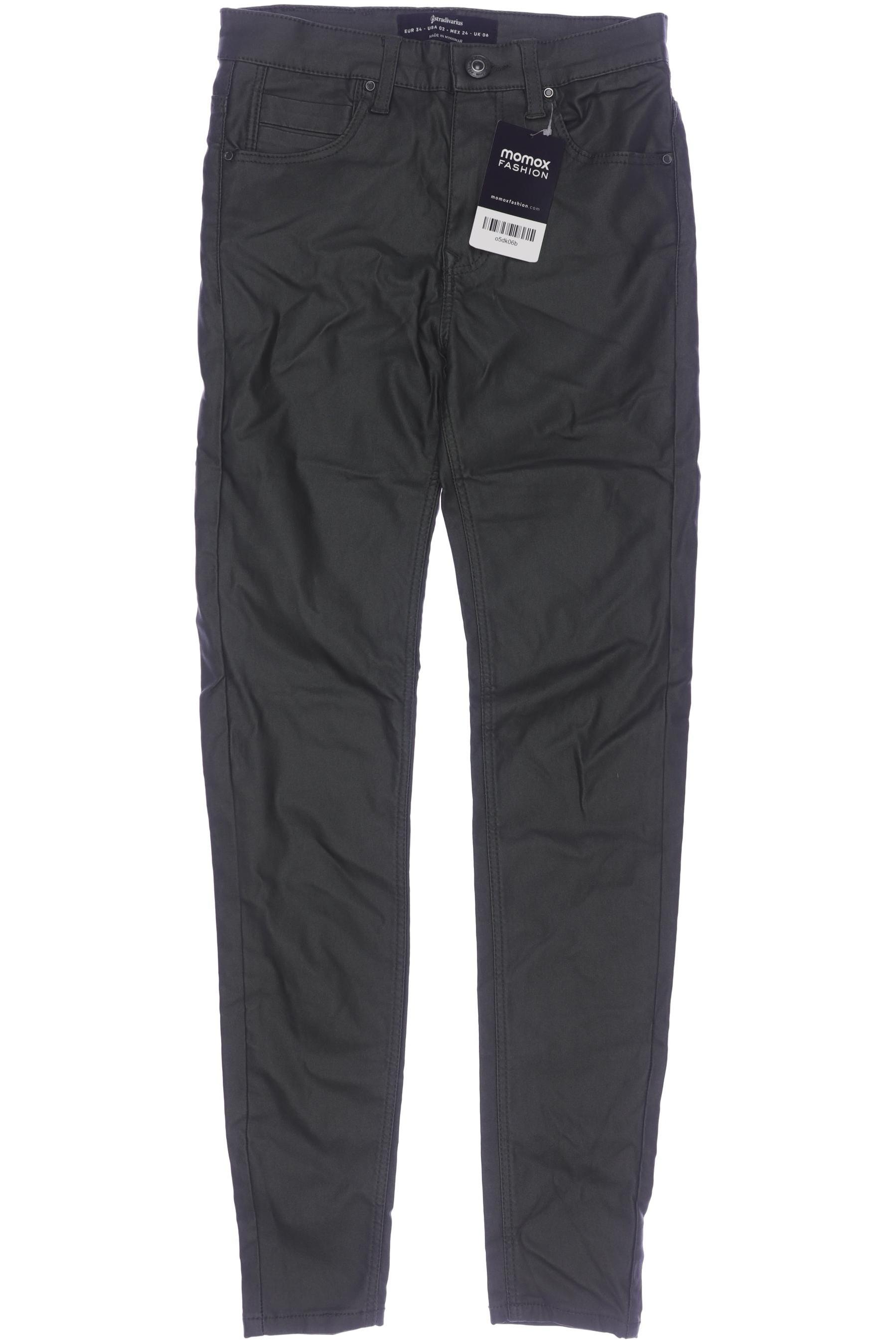 

Stradivarius Damen Jeans, grün, Gr. 34