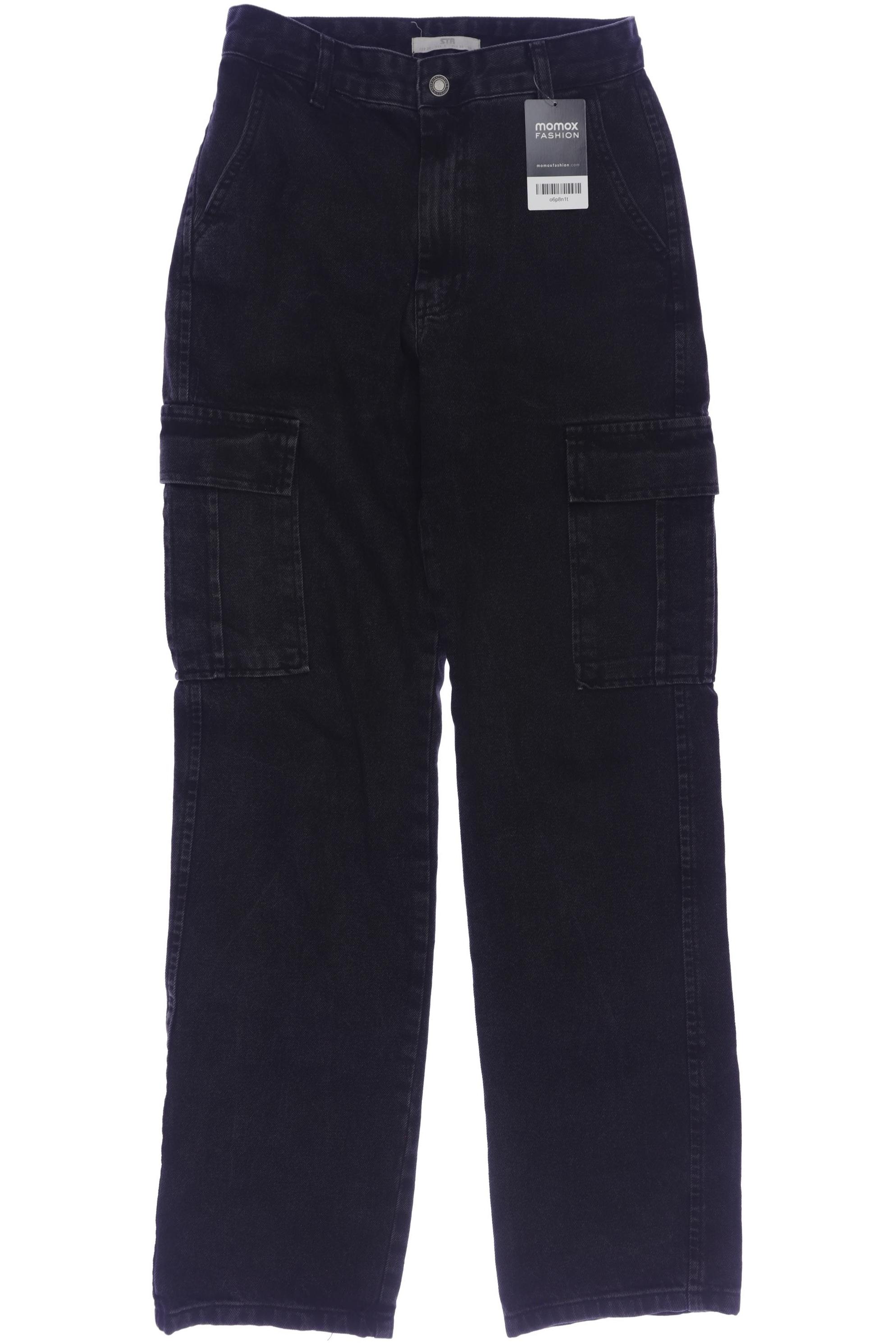 

Stradivarius Damen Jeans, schwarz, Gr. 36