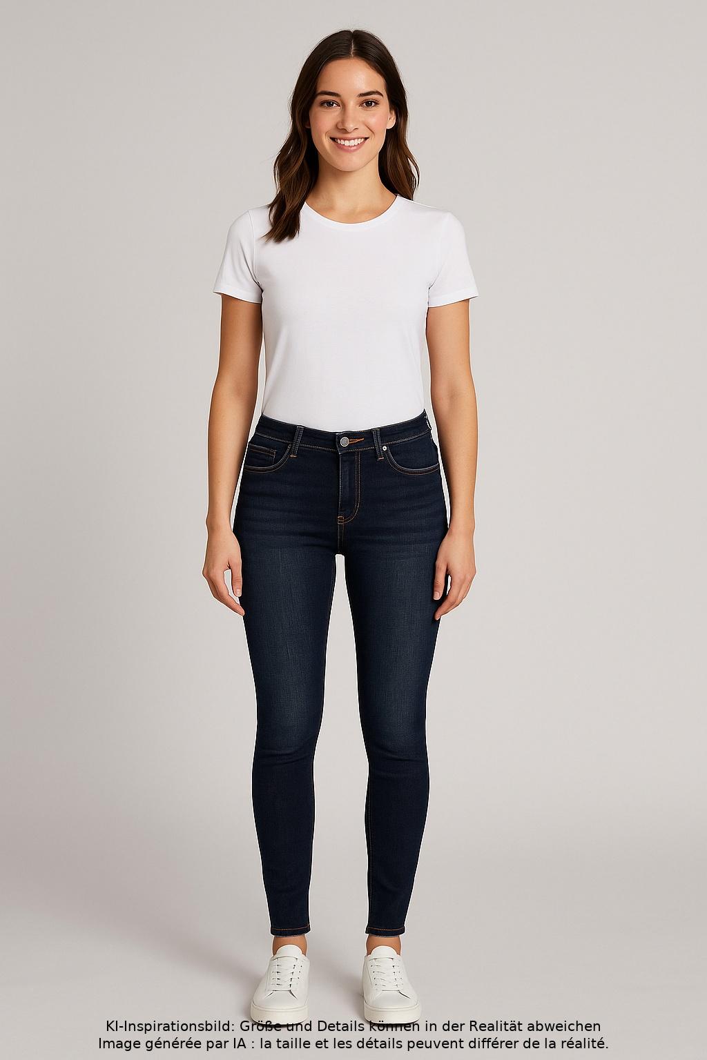 

Stradivarius Damen Jeans, marineblau, Gr. 38