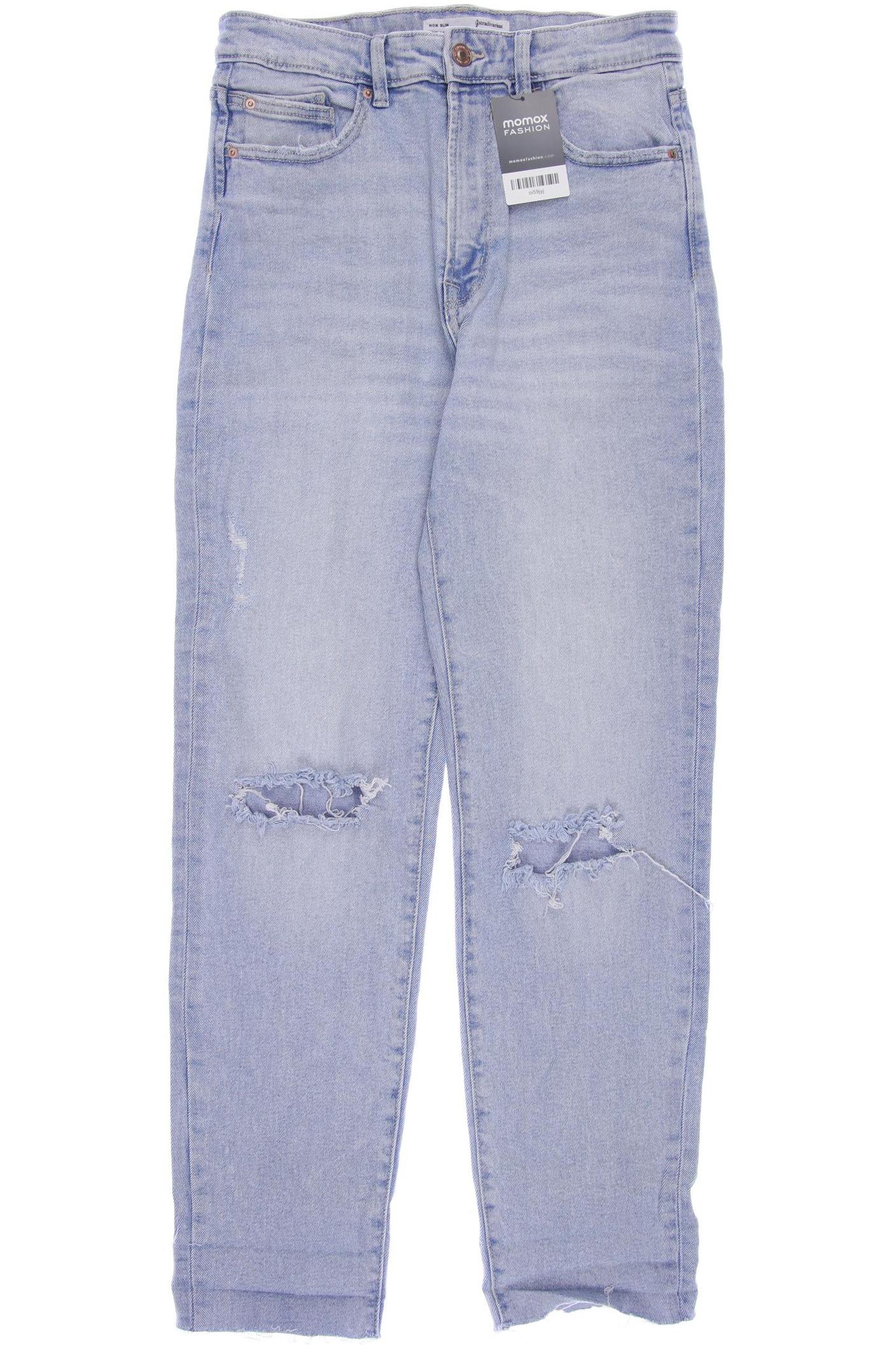 

Stradivarius Damen Jeans, hellblau