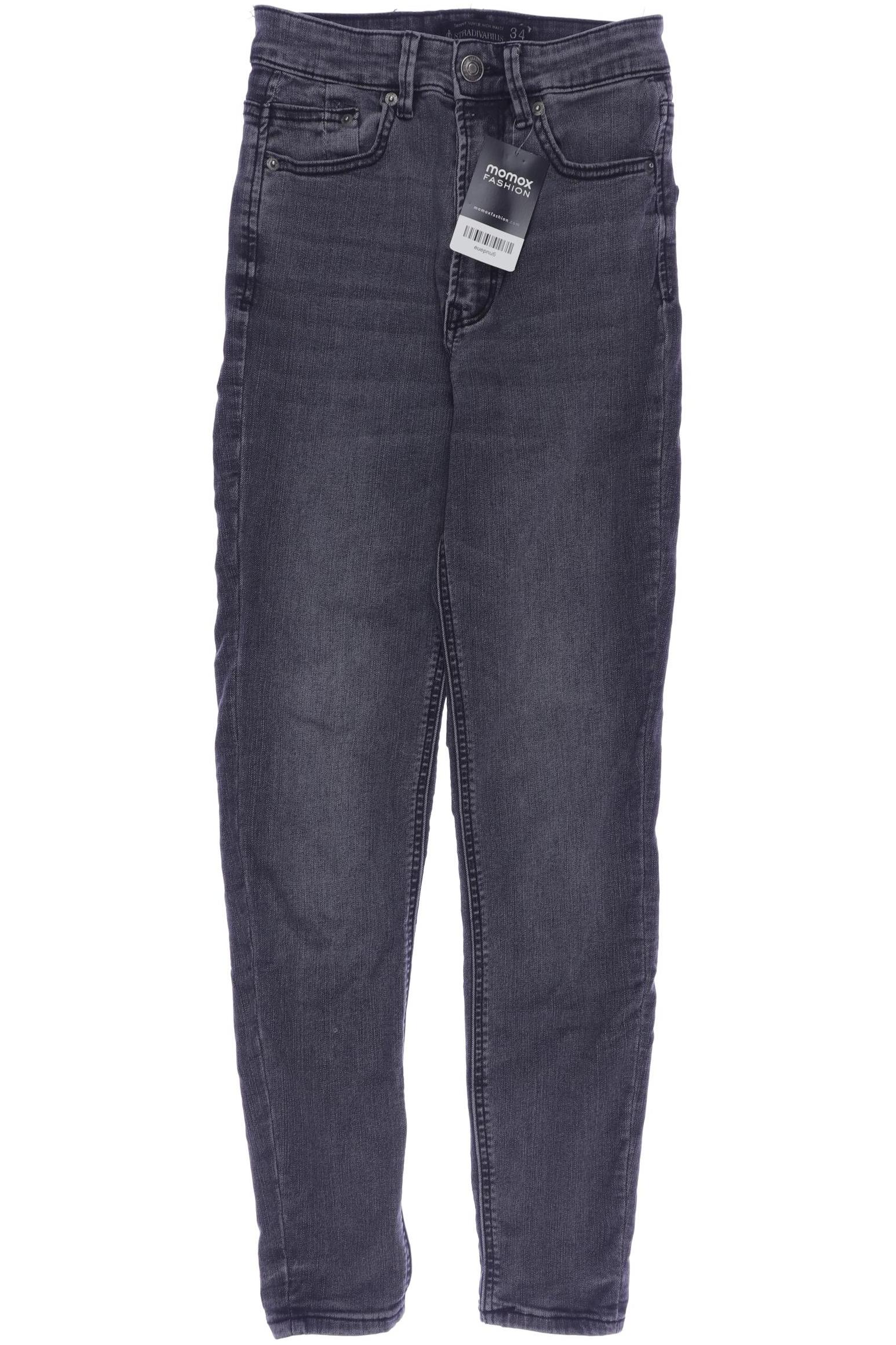 

Stradivarius Damen Jeans, grau, Gr. 34