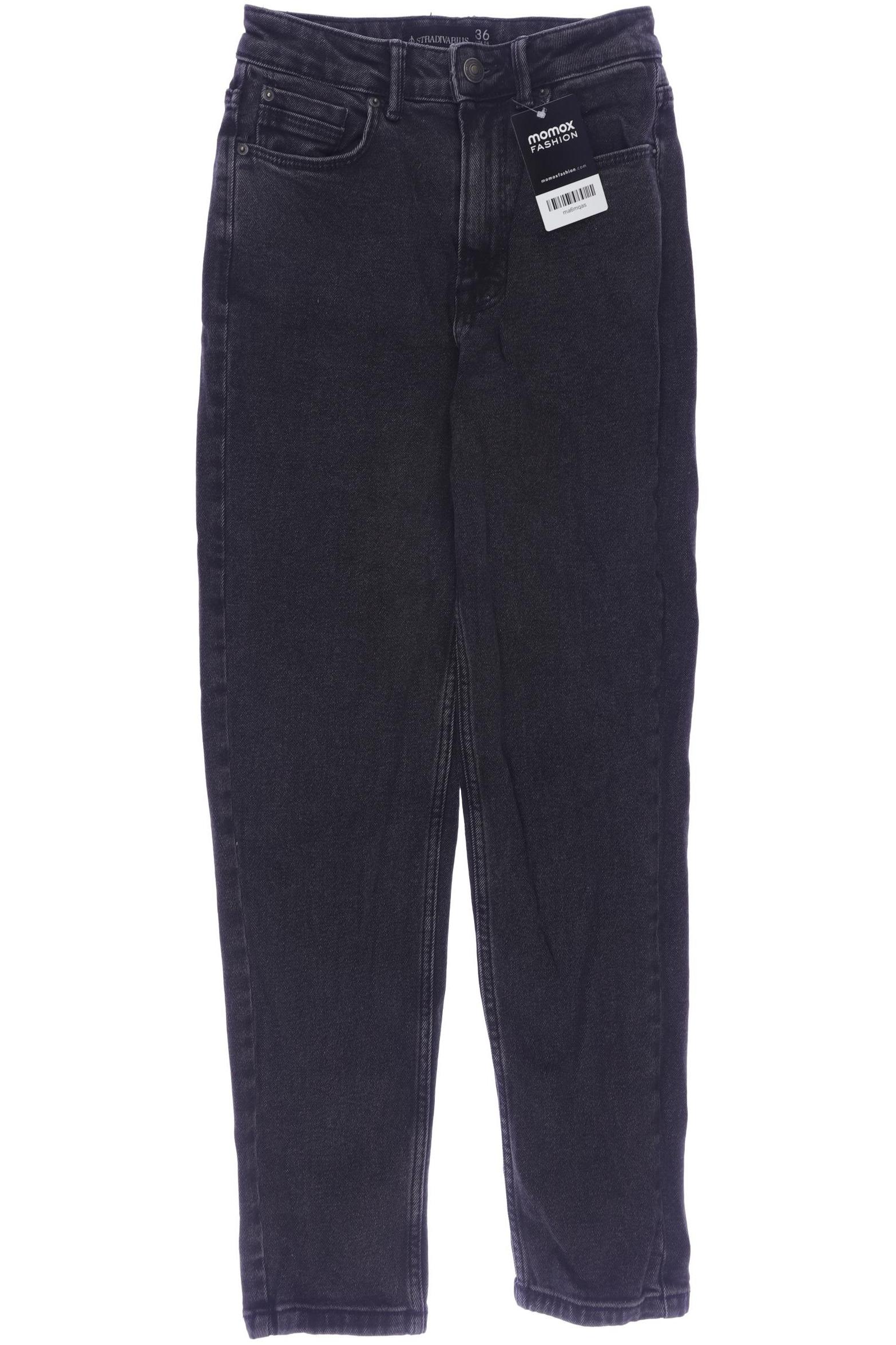 

Stradivarius Damen Jeans, schwarz, Gr. 36