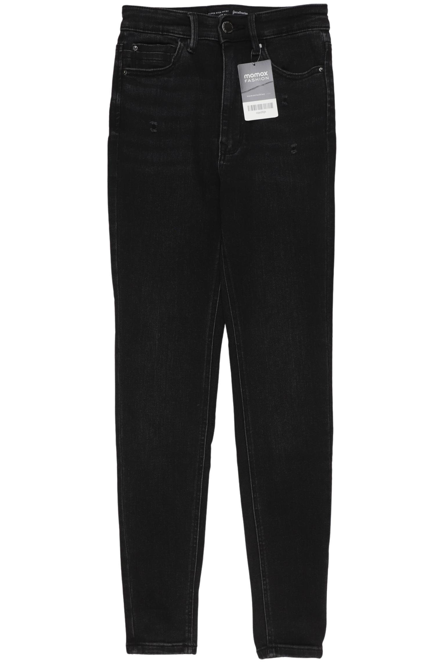 

Stradivarius Damen Jeans, schwarz, Gr. 34