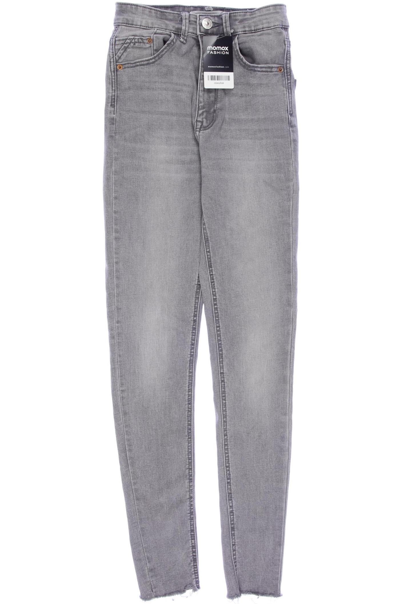 

Stradivarius Damen Jeans, grau, Gr. 34