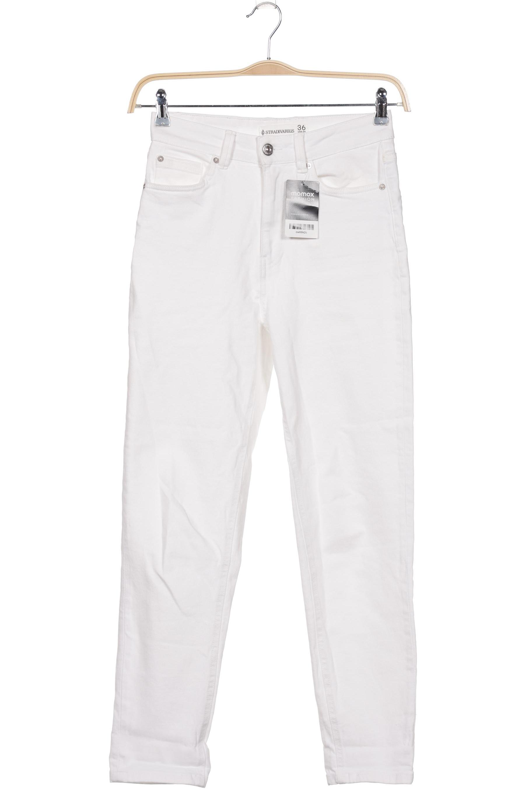 

Stradivarius Damen Jeans, weiß, Gr. 36