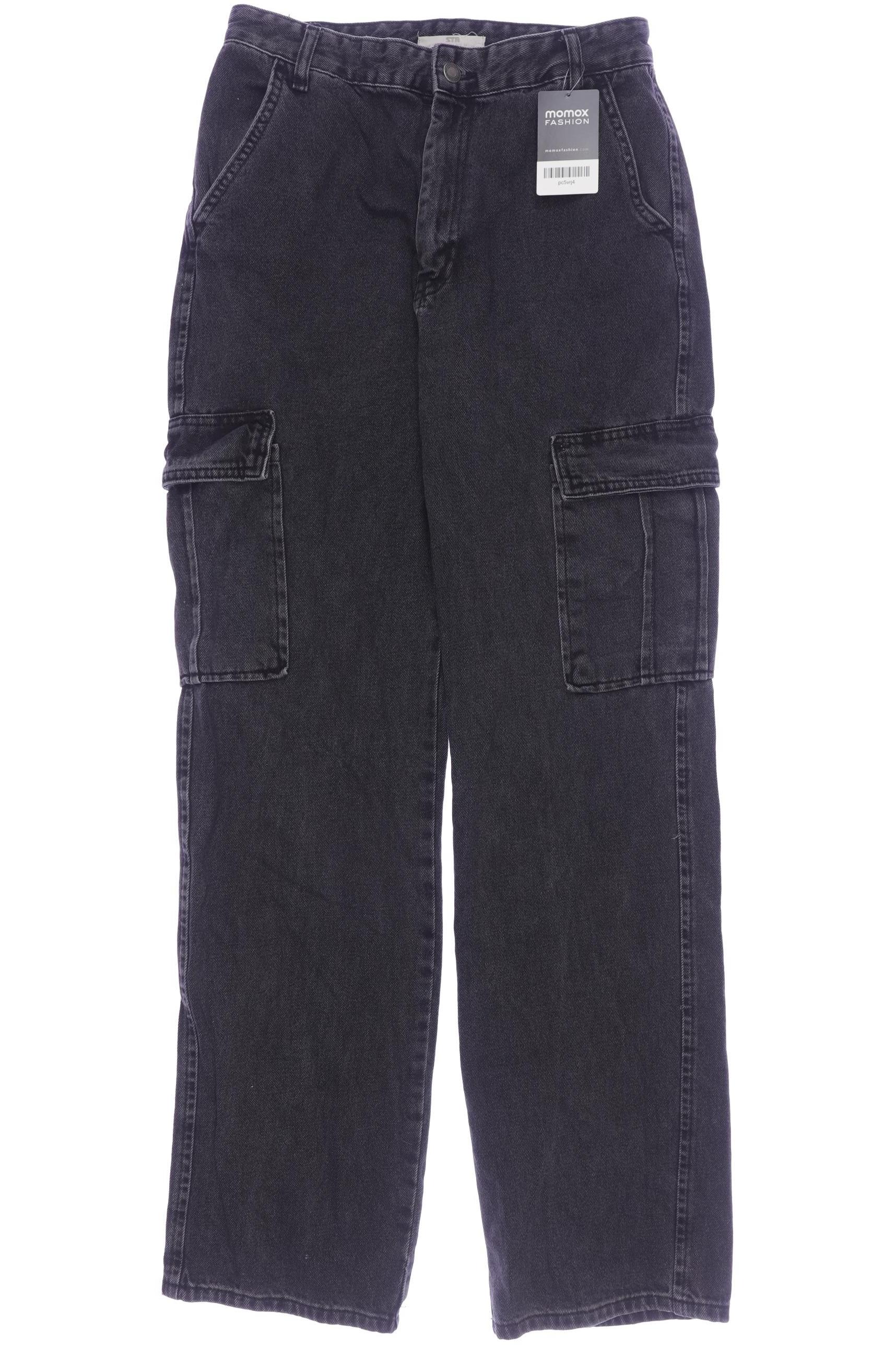 

Stradivarius Damen Jeans, schwarz, Gr. 40