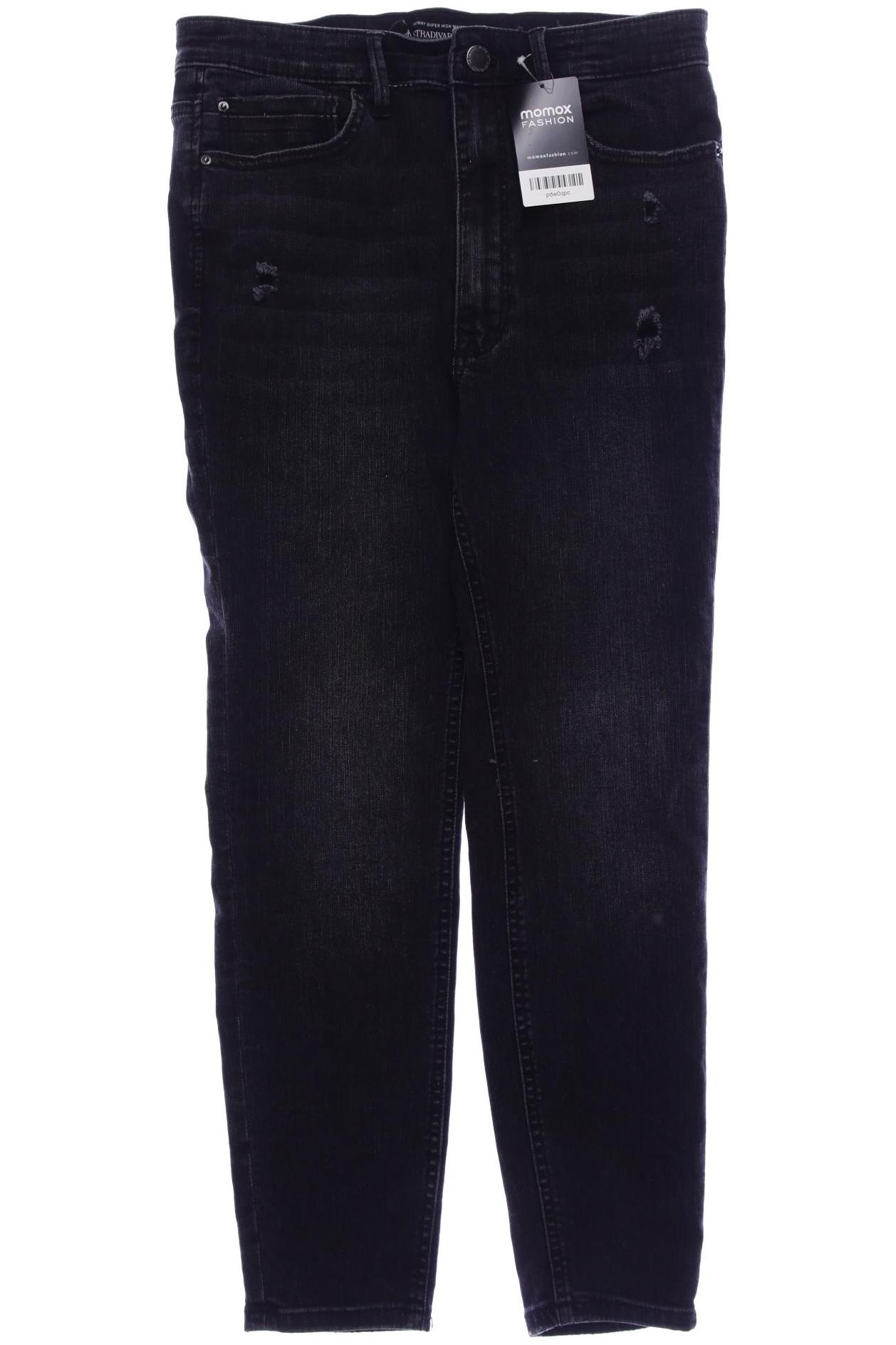 

Stradivarius Damen Jeans, schwarz