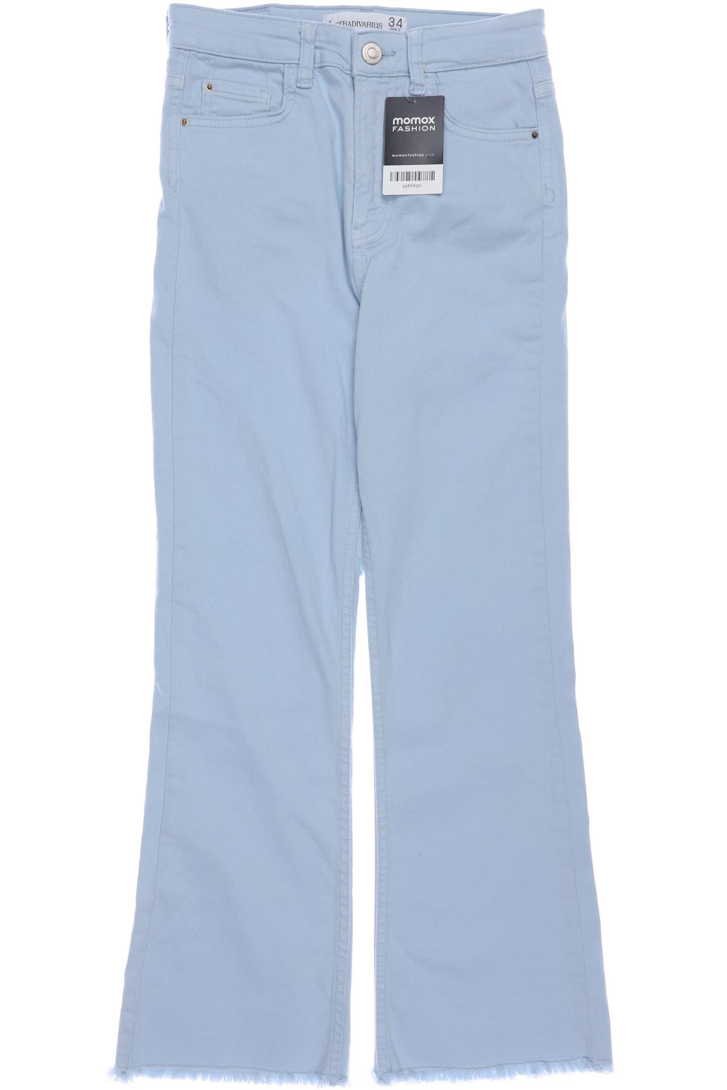 

Stradivarius Damen Jeans, hellblau