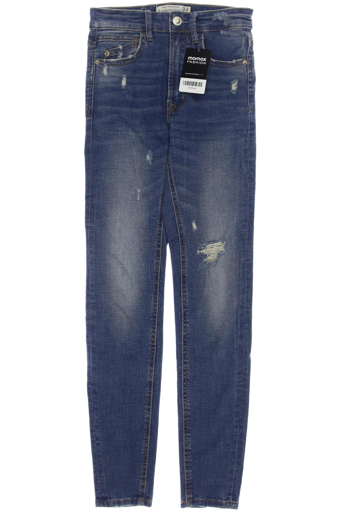 

Stradivarius Damen Jeans, blau, Gr. 34