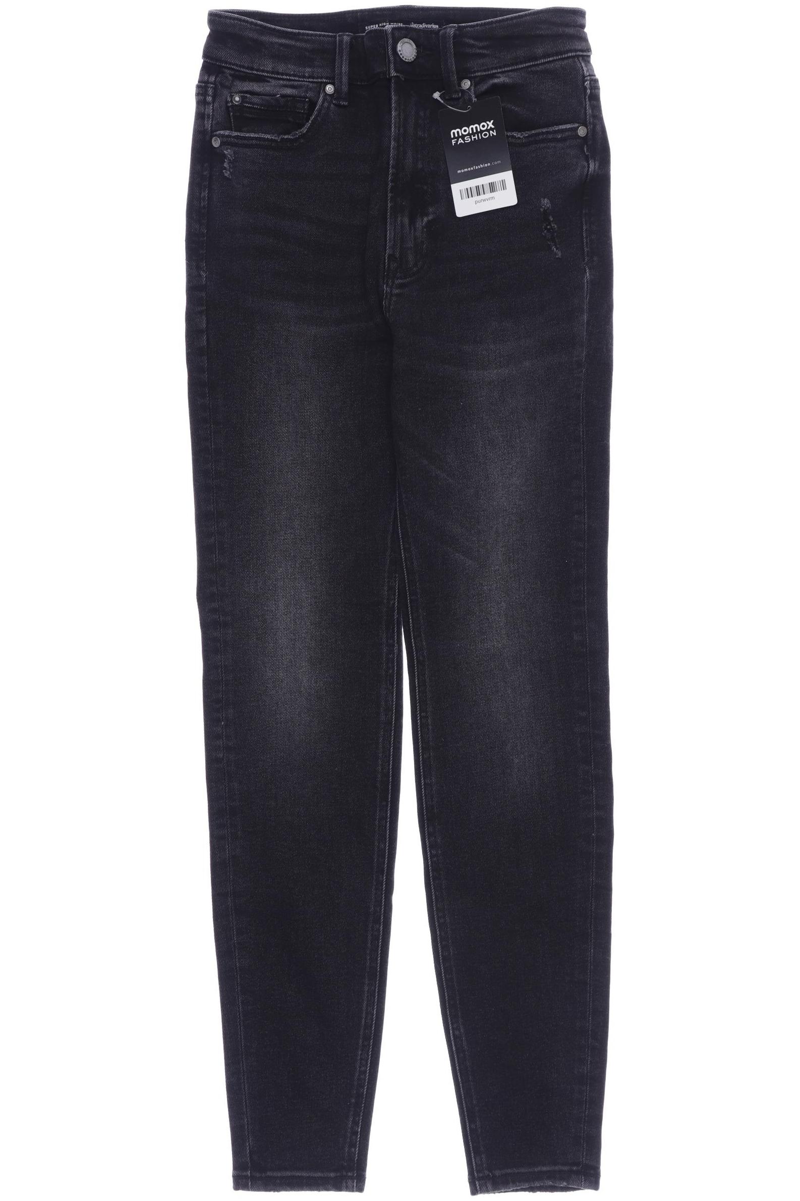 

Stradivarius Damen Jeans, schwarz