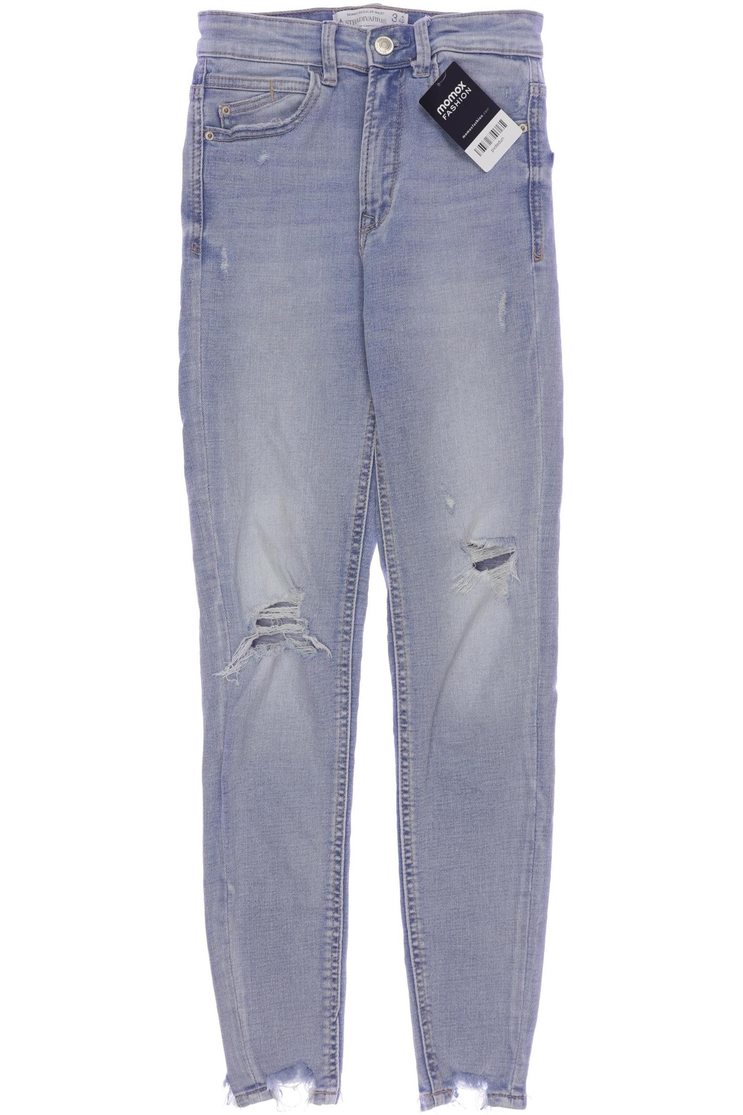 

Stradivarius Damen Jeans, hellblau, Gr. 34