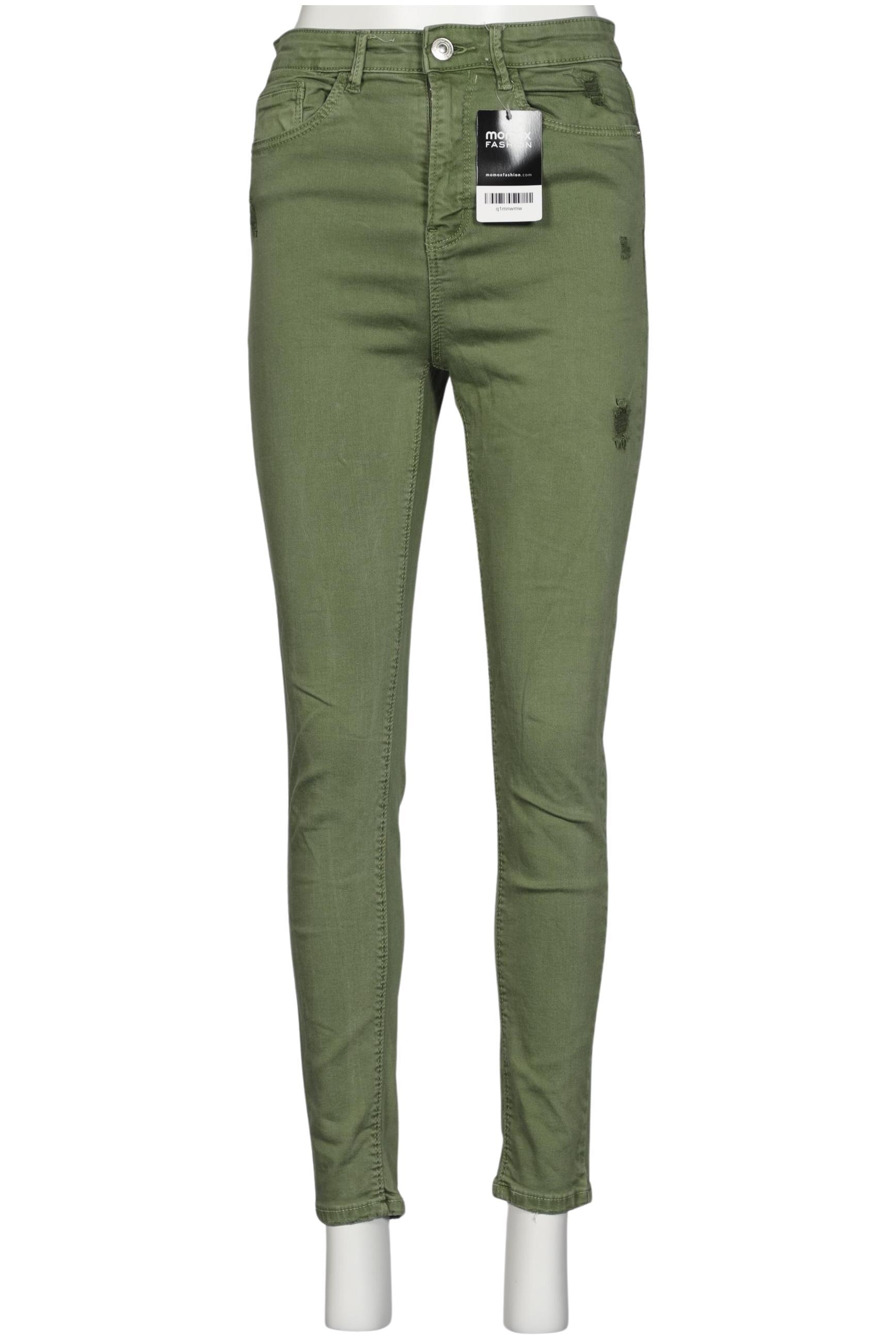 

Stradivarius Damen Jeans, grün, Gr. 38