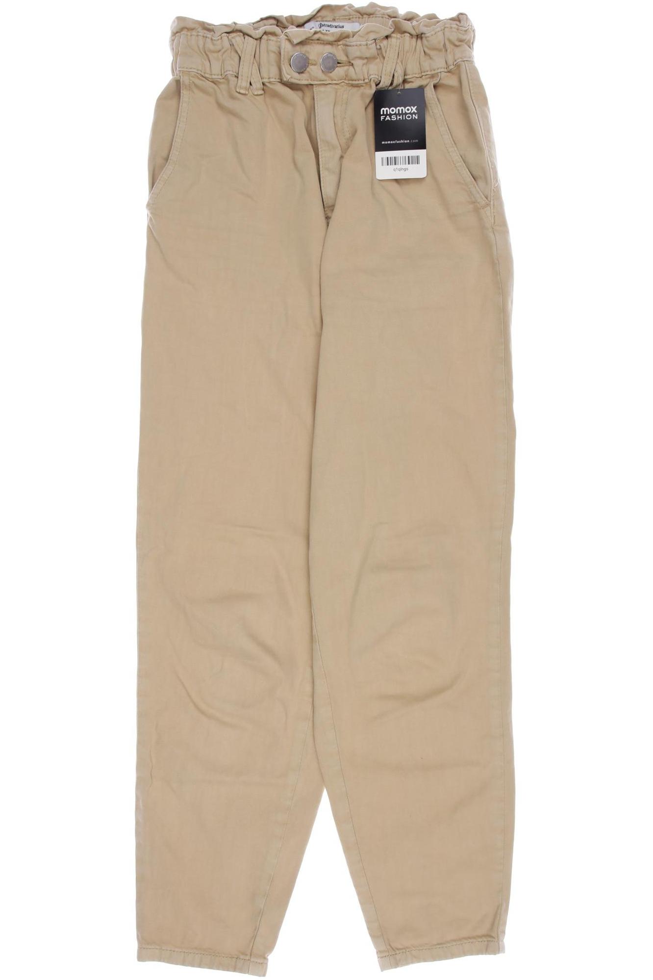 

Stradivarius Damen Jeans, beige, Gr. 0